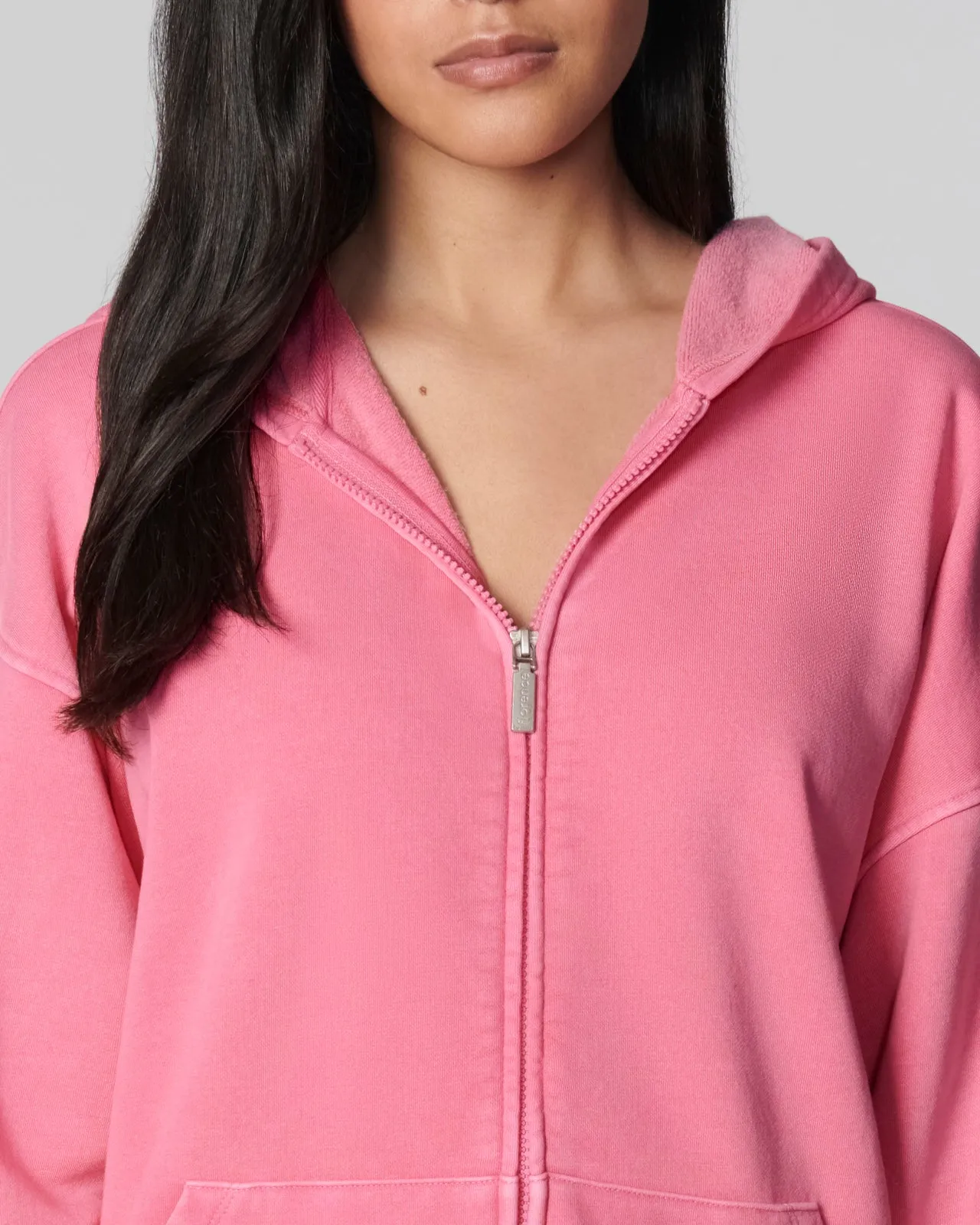 Cozy Crush Mineral Wash Oversized Zip Hoodie