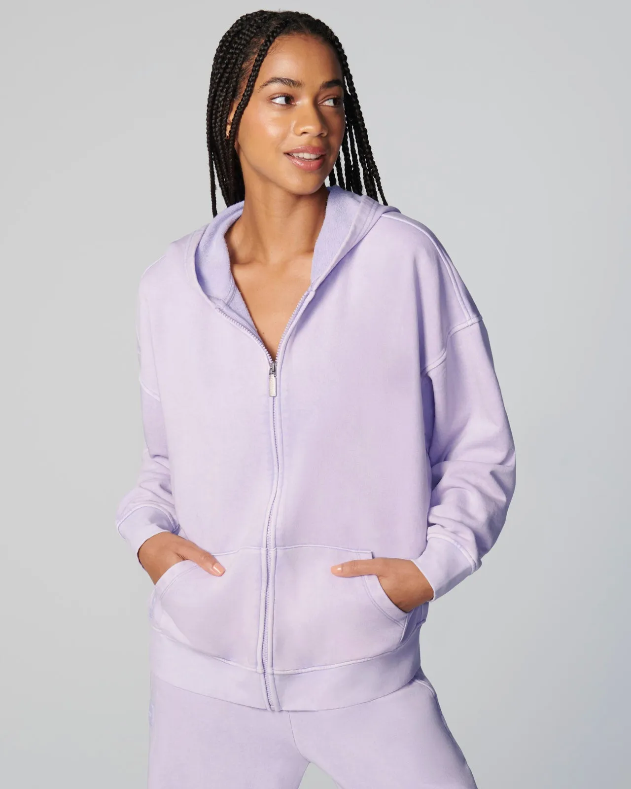 Cozy Crush Mineral Wash Oversized Zip Hoodie