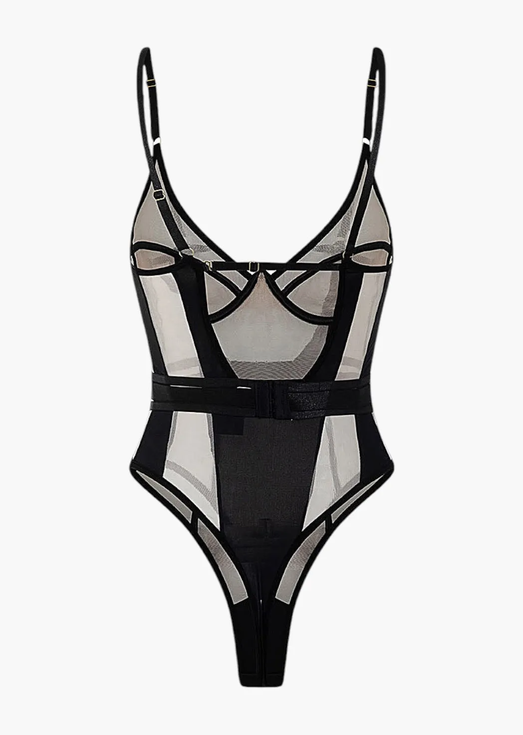 Dalena Mesh Sheer Bodysuit