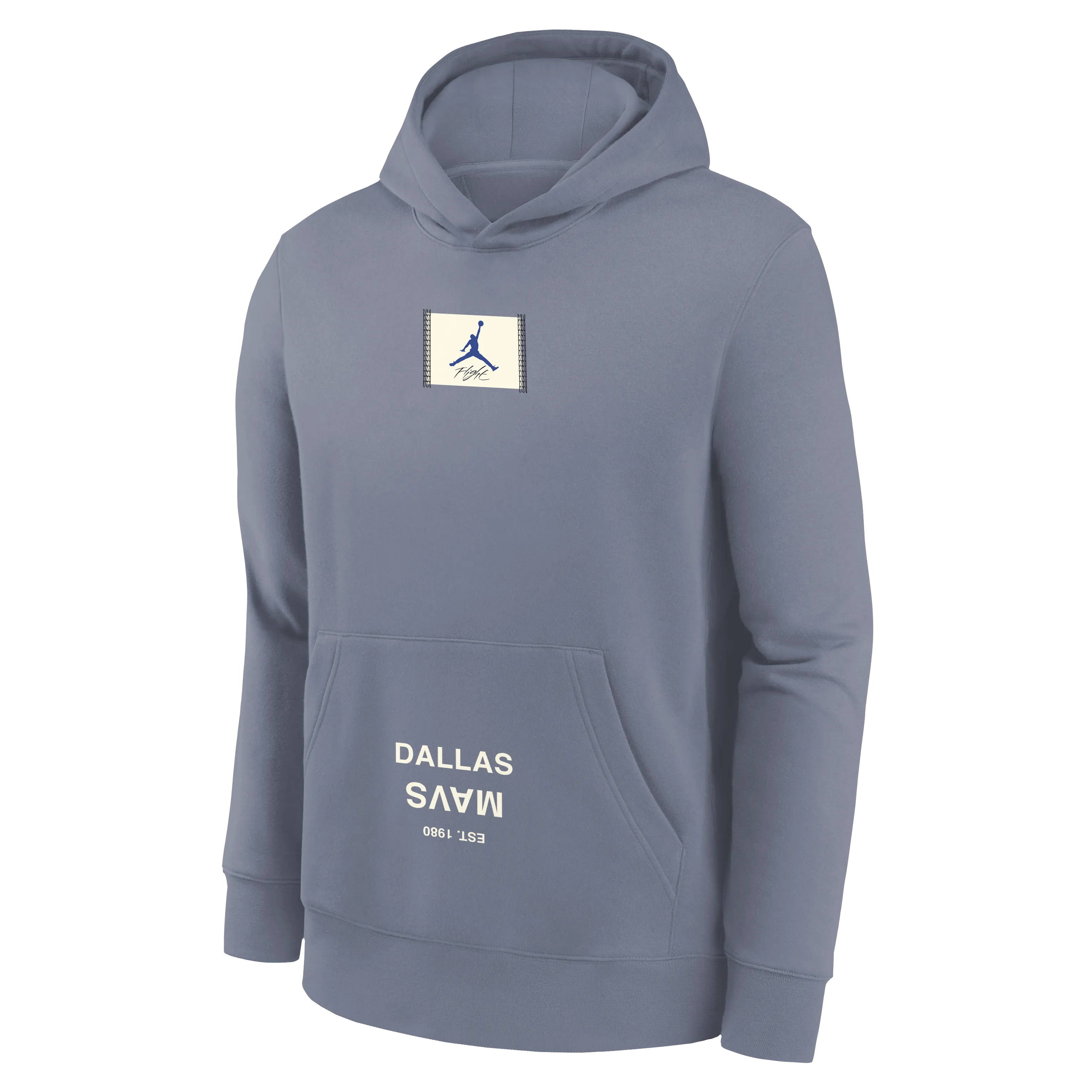 DALLAS MAVERICKS NIKE OUTERSTUFF SLATE YOUTH FLEECE HOODIE