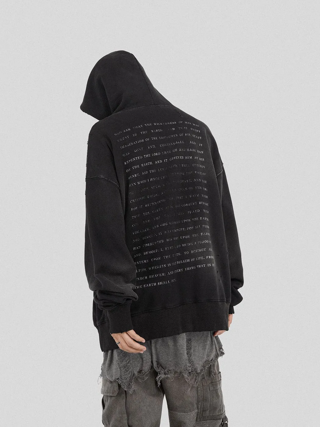 Dark Print Deluge Hoodie