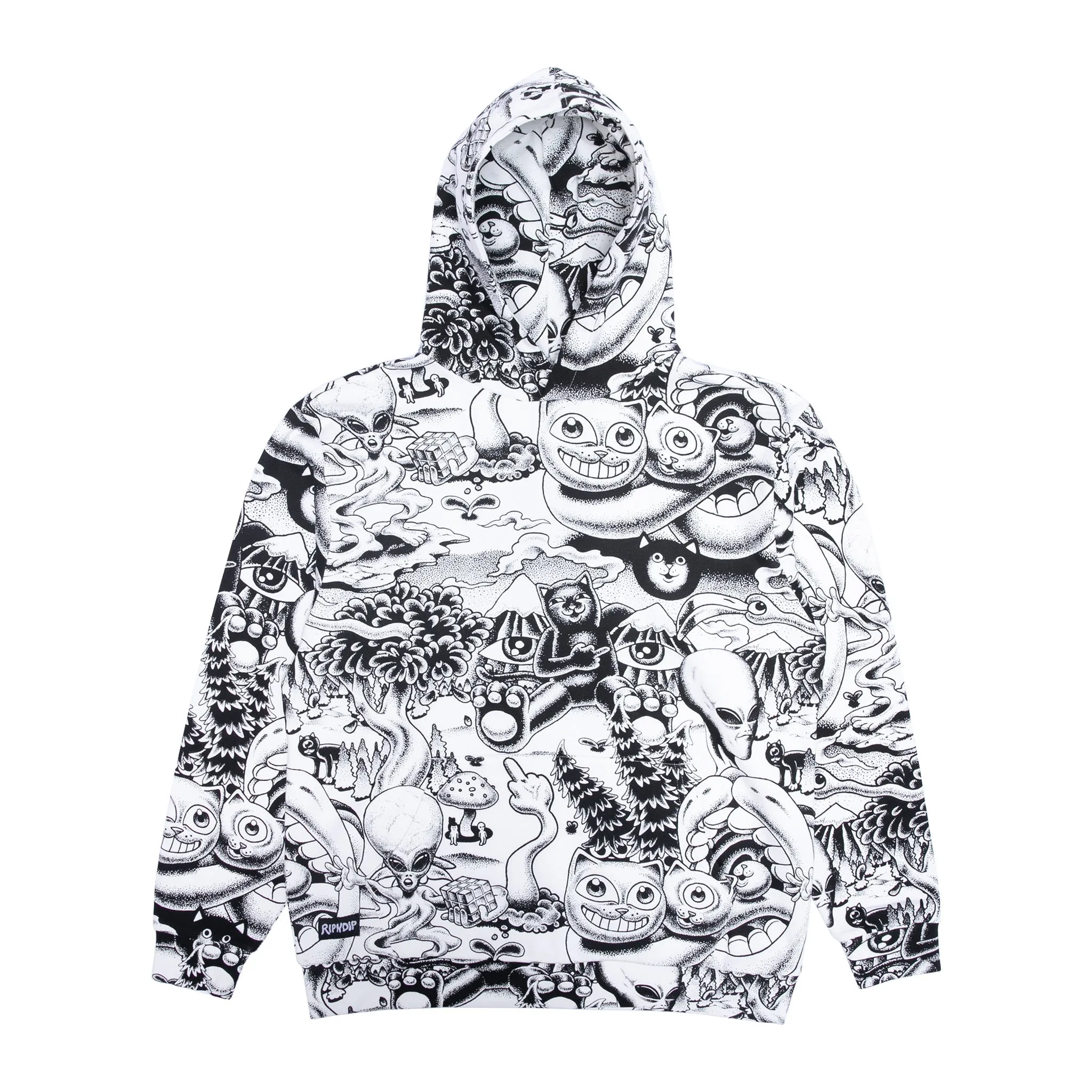 Dark Twisted Fantasy Hoodie (Black/White)