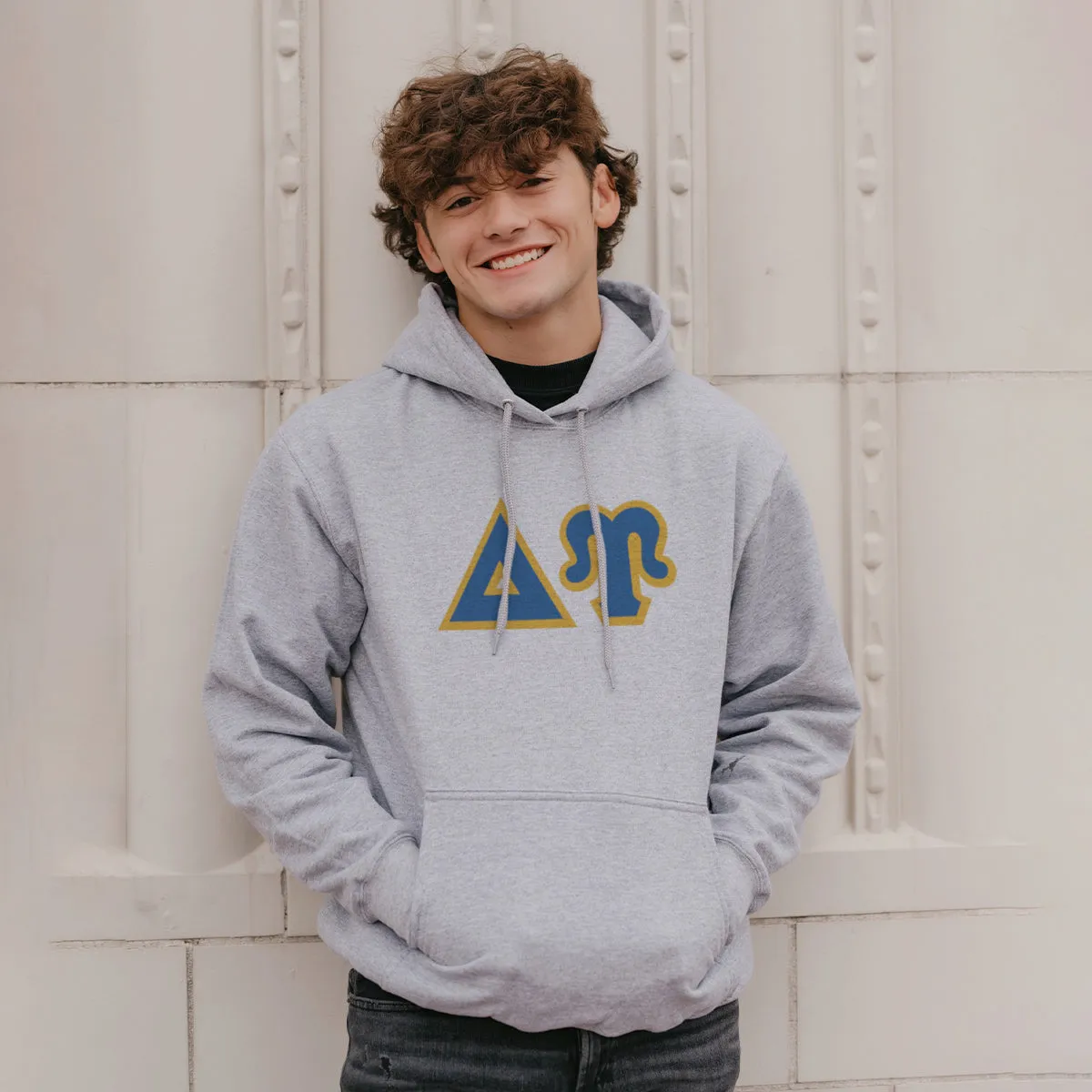 Delta Upsilon Greek Letter Graphic Hoodie