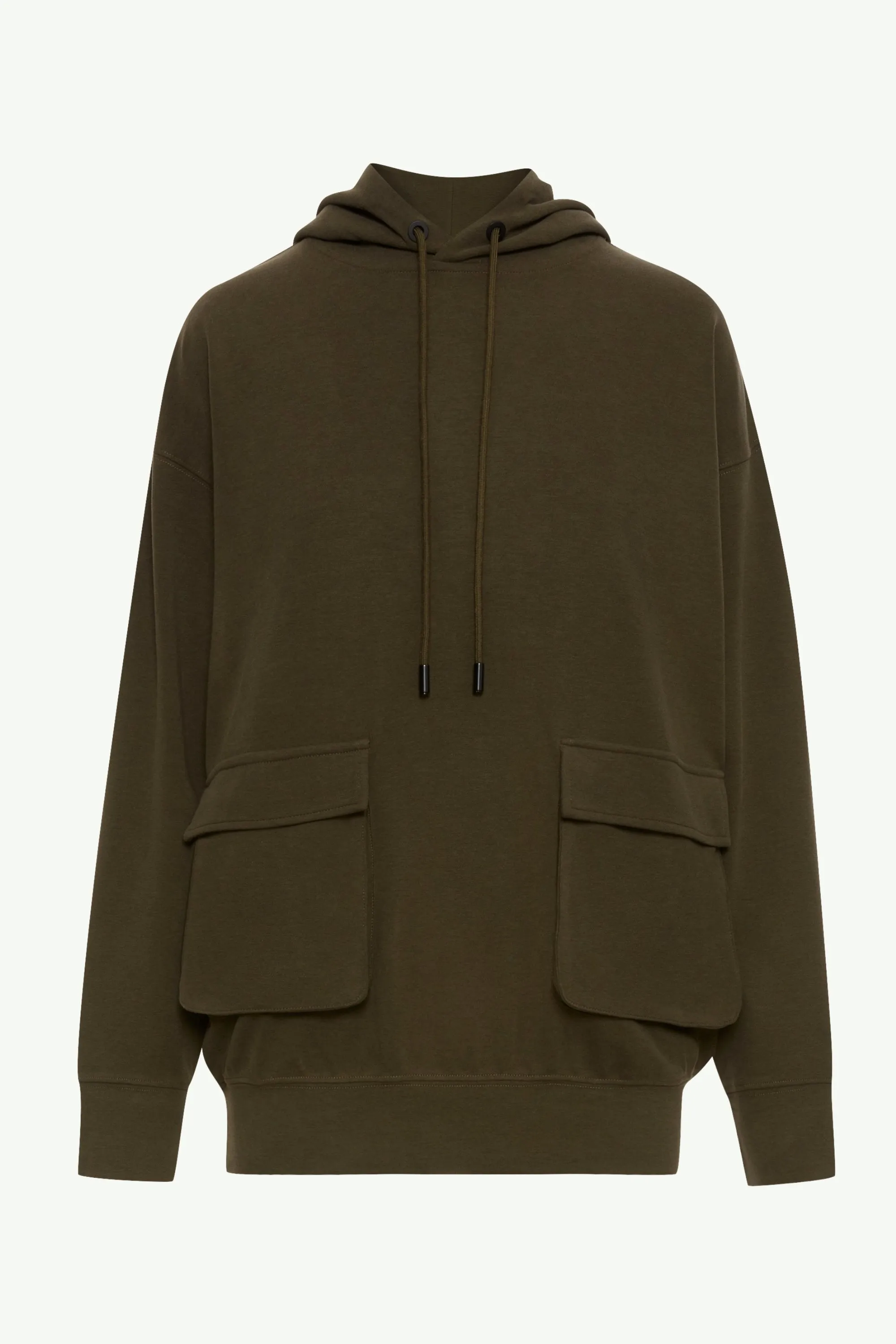 Demi Cargo Pocket Hoodie - Khaki Green