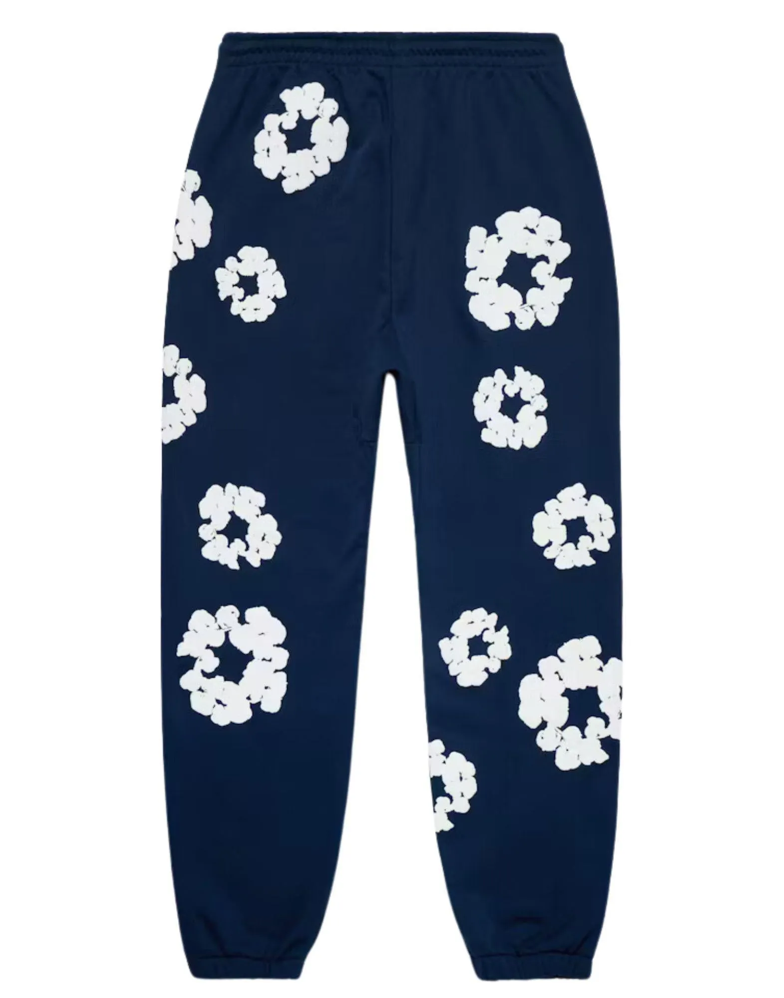 DENIM TEARS COTTON WREATH SWEATPANTS NAVY