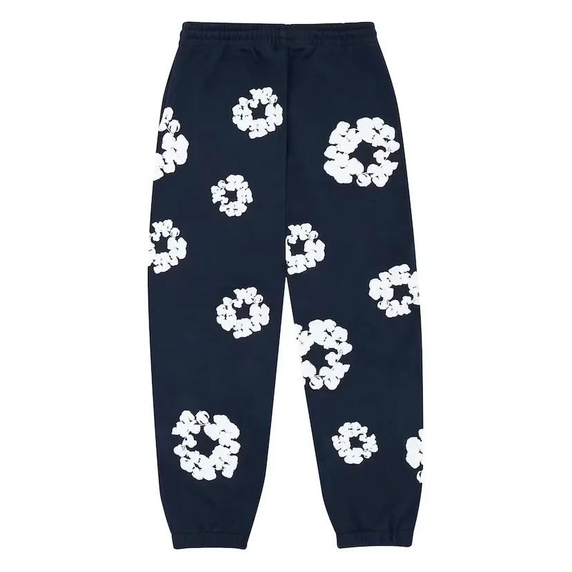 Denim Tears Cotton Wreath Sweatpants Navy