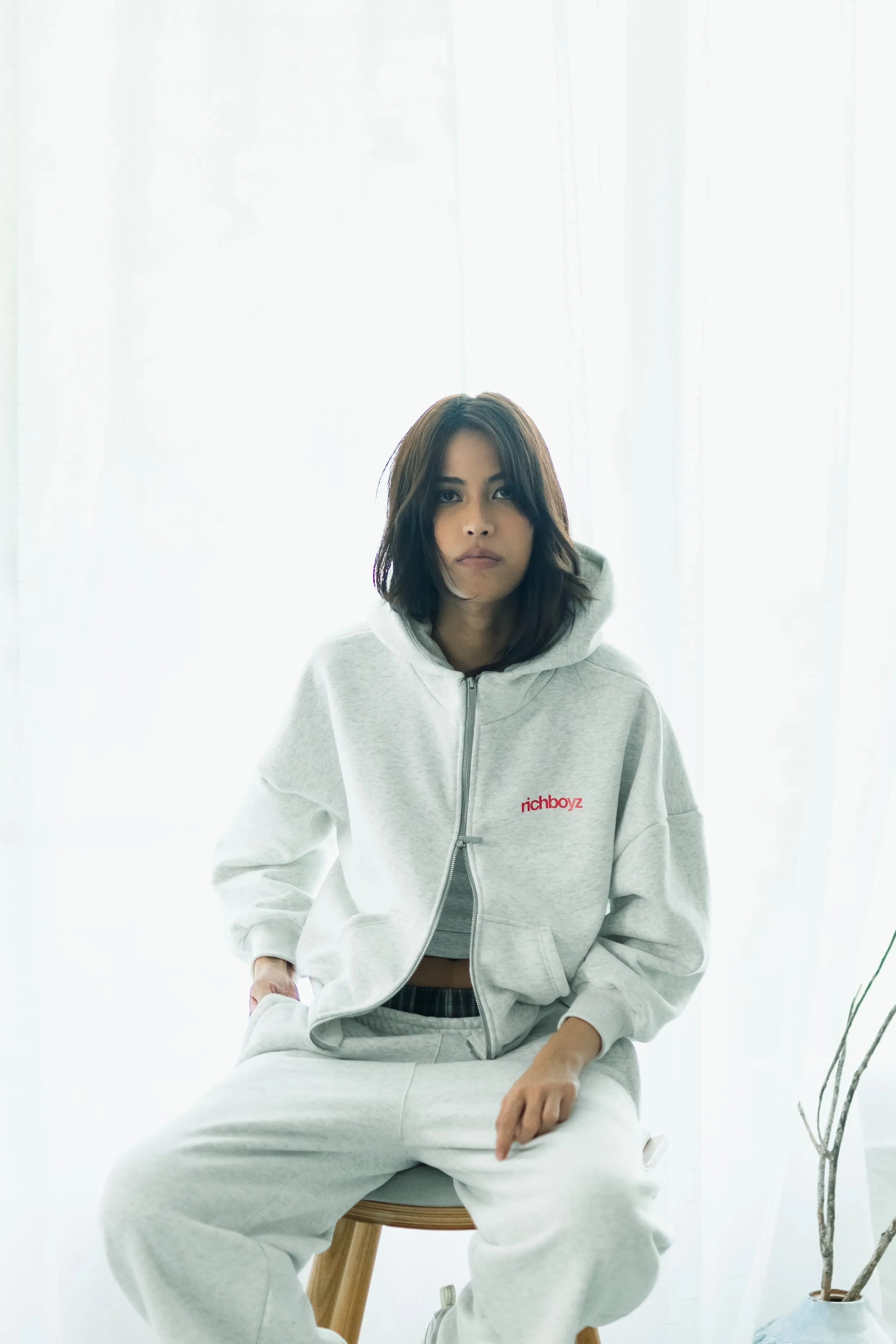 Double Zip Box Hoodie - Nobel