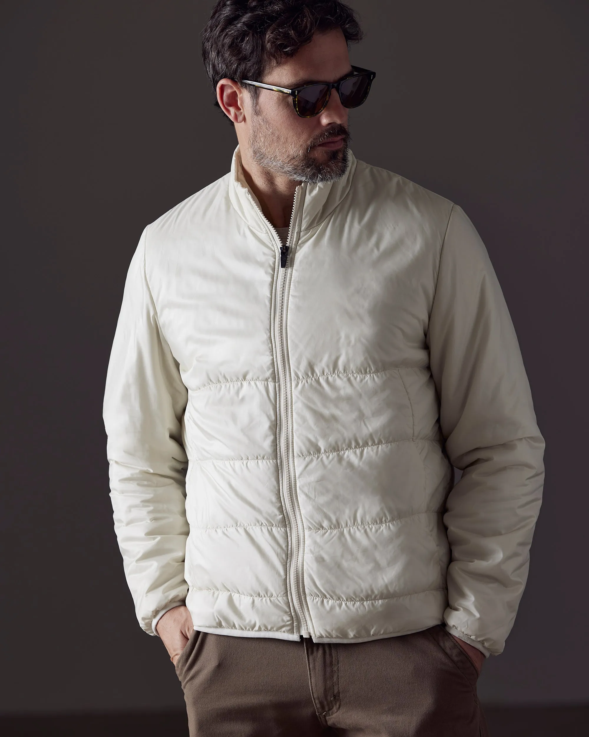 Eco Insulated Jacket - Winter White