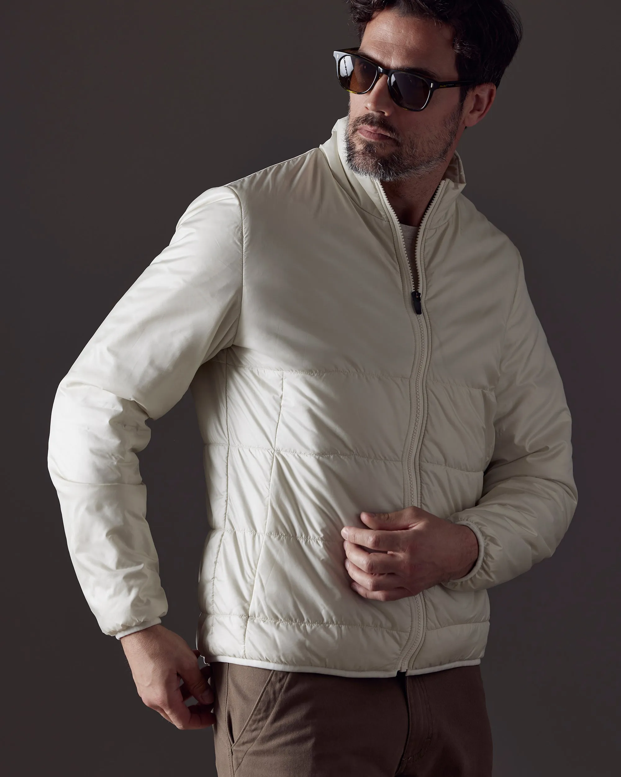 Eco Insulated Jacket - Winter White