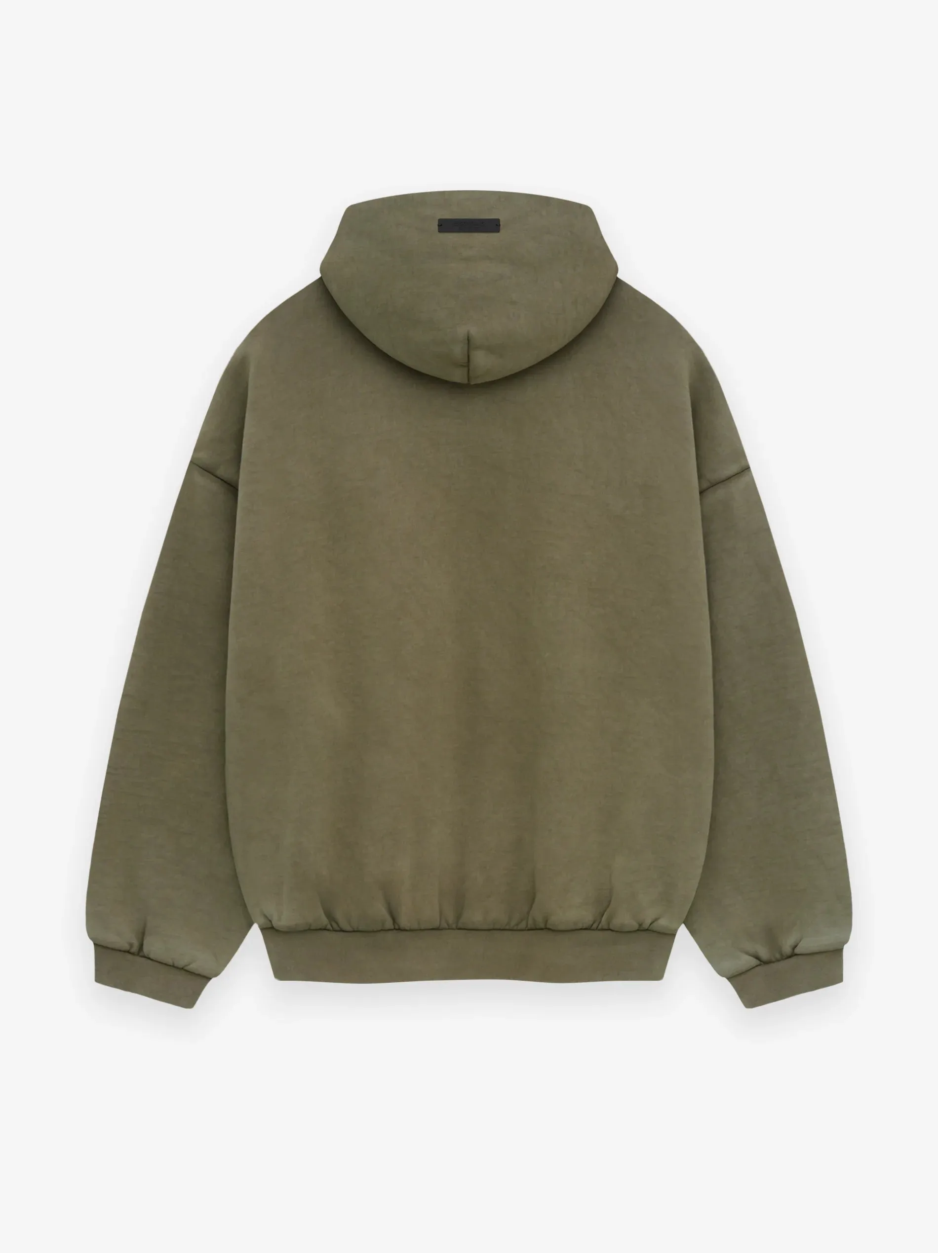 ESSENTIALS - Heavy Fleece Hoodie Military