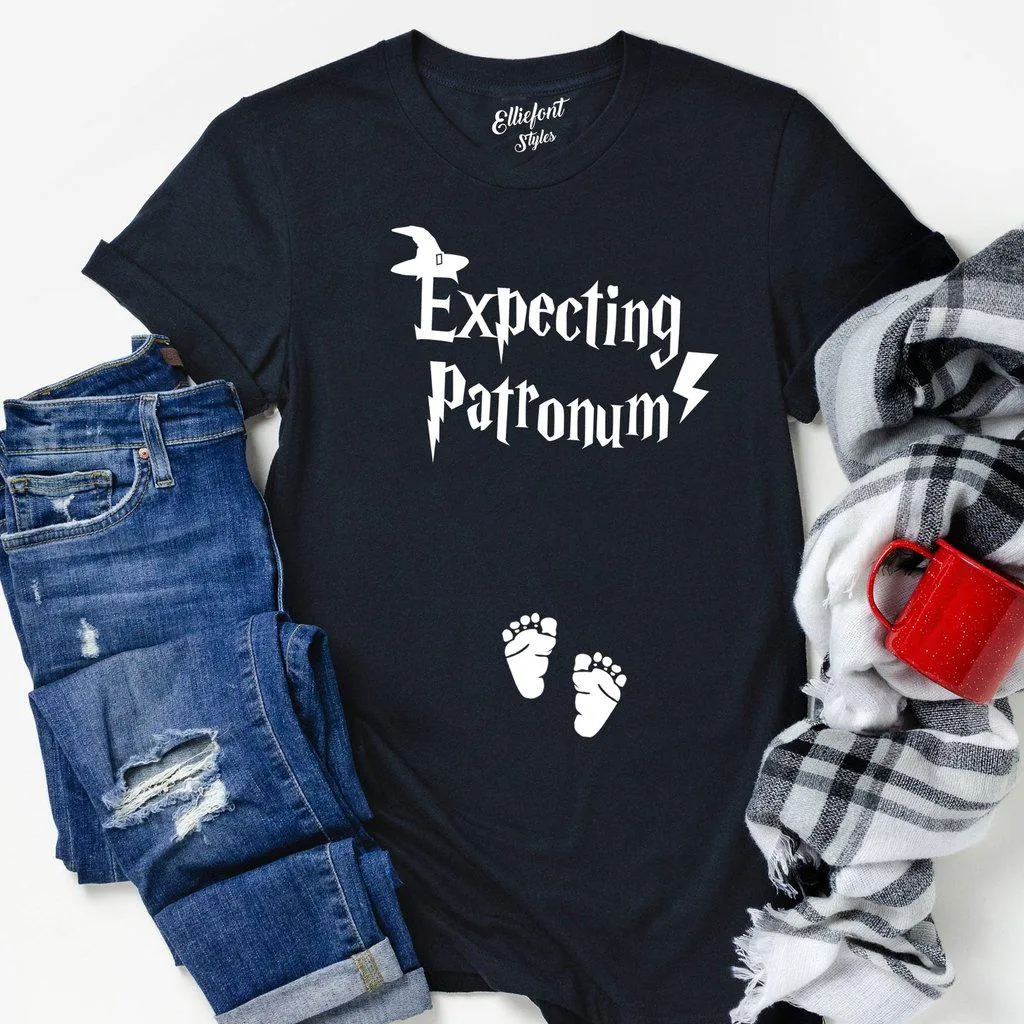 Expecting Patronum Pregnancy Announcement Shirt