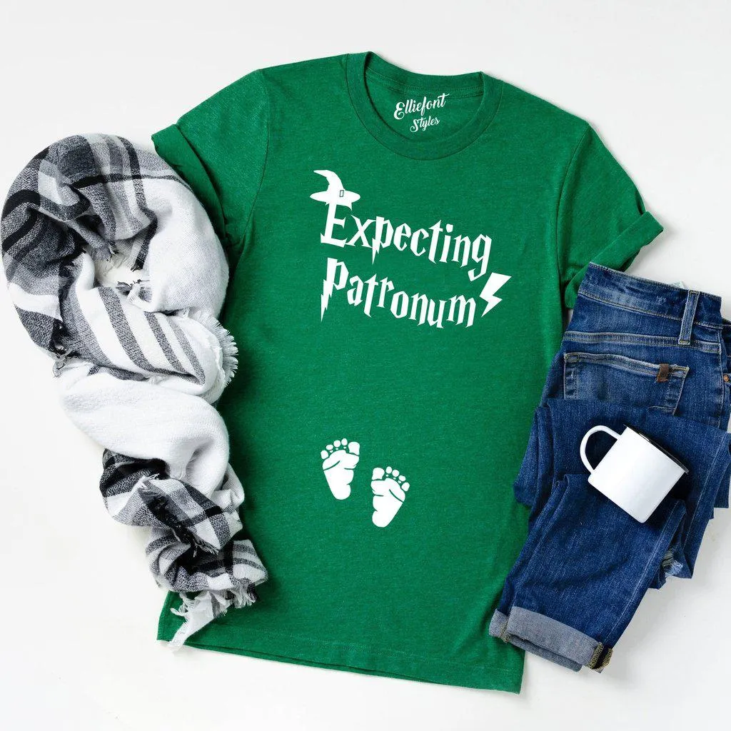 Expecting Patronum Pregnancy Announcement Shirt