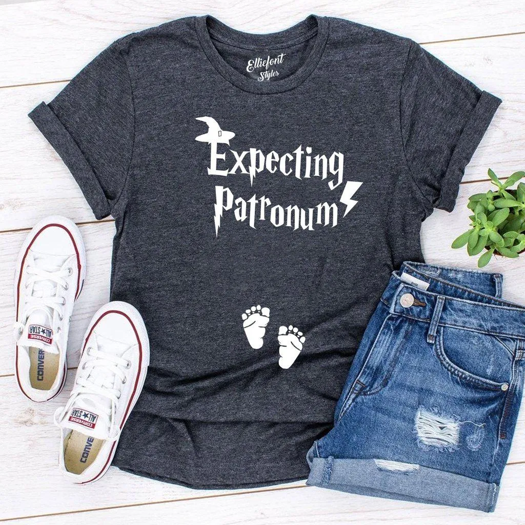 Expecting Patronum Pregnancy Announcement Shirt