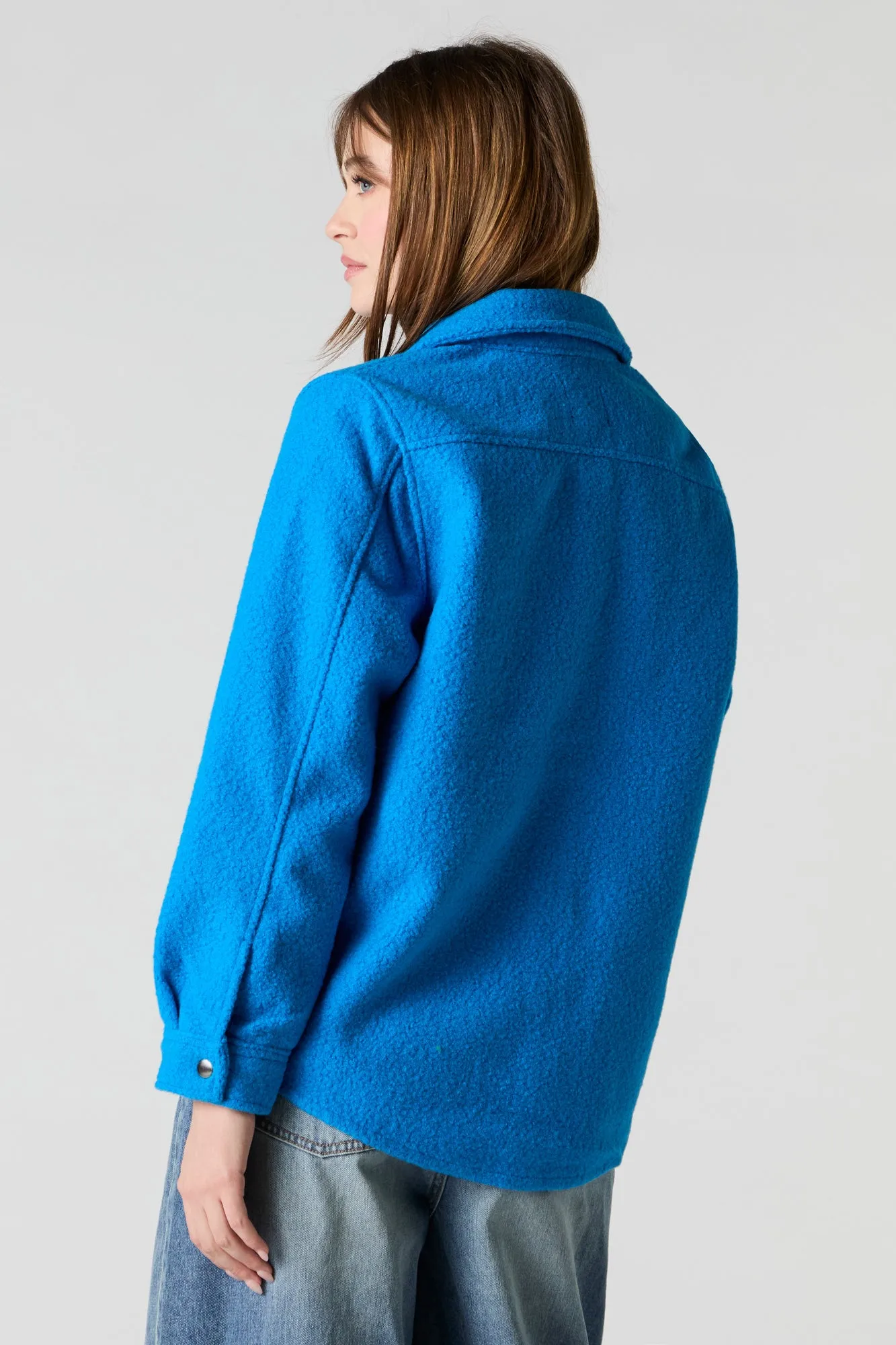 Faux Wool Shacket