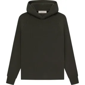 Fear of God Essentials Kids Knit Hoodie, black