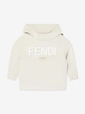 Fendi Baby Bear Hoodie in Beige