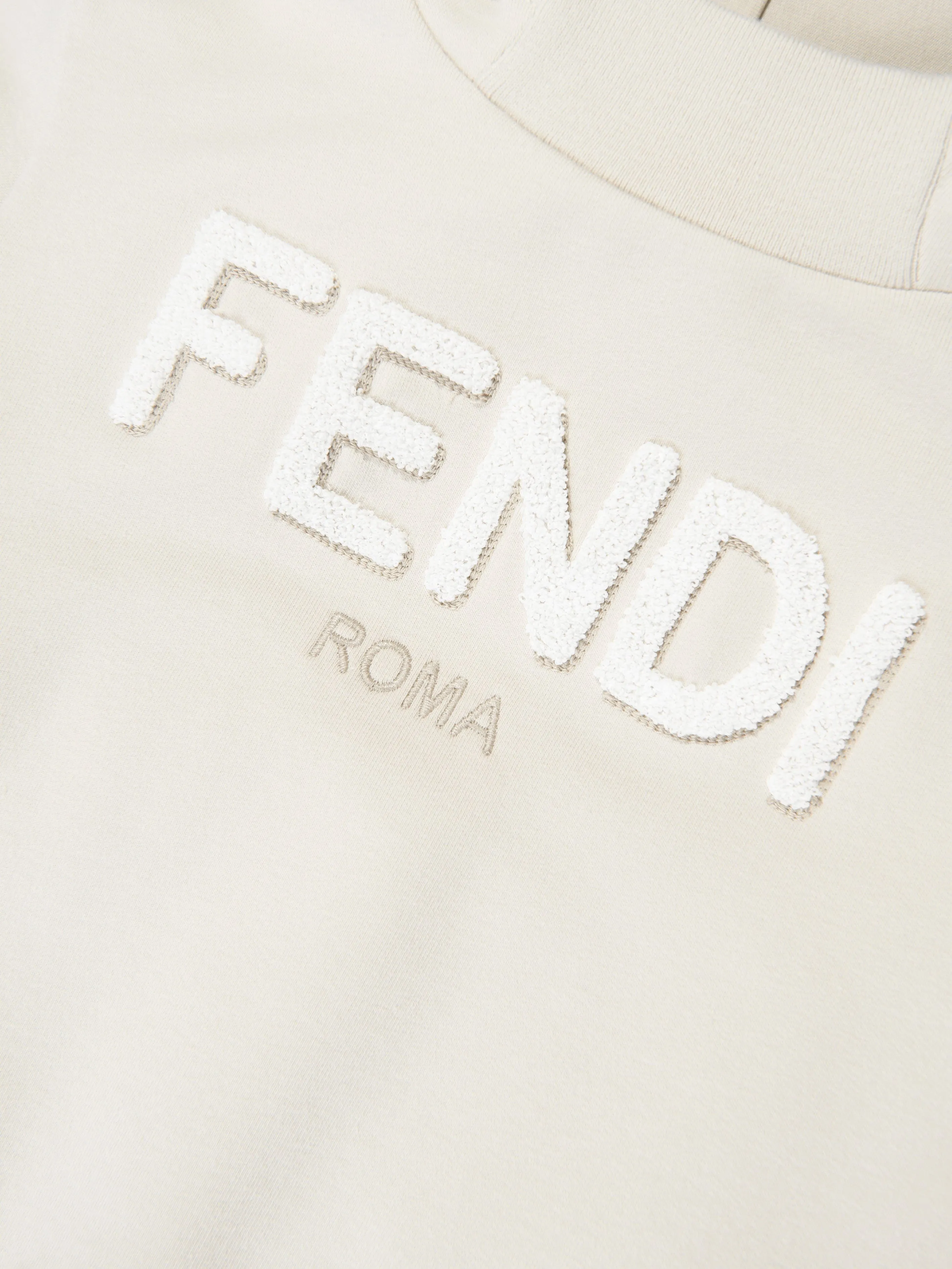 Fendi Baby Bear Hoodie in Beige