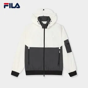 FILA CORE LIFESTYLE MILANO GARDEN OF ARTS Men Jacket with Hoodie (White Black)