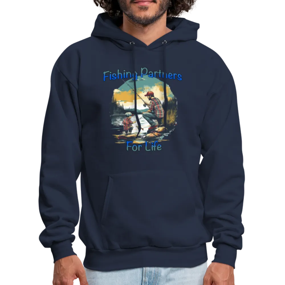 Fishing Partners for Life (Dad and Son) Men's Hoodie