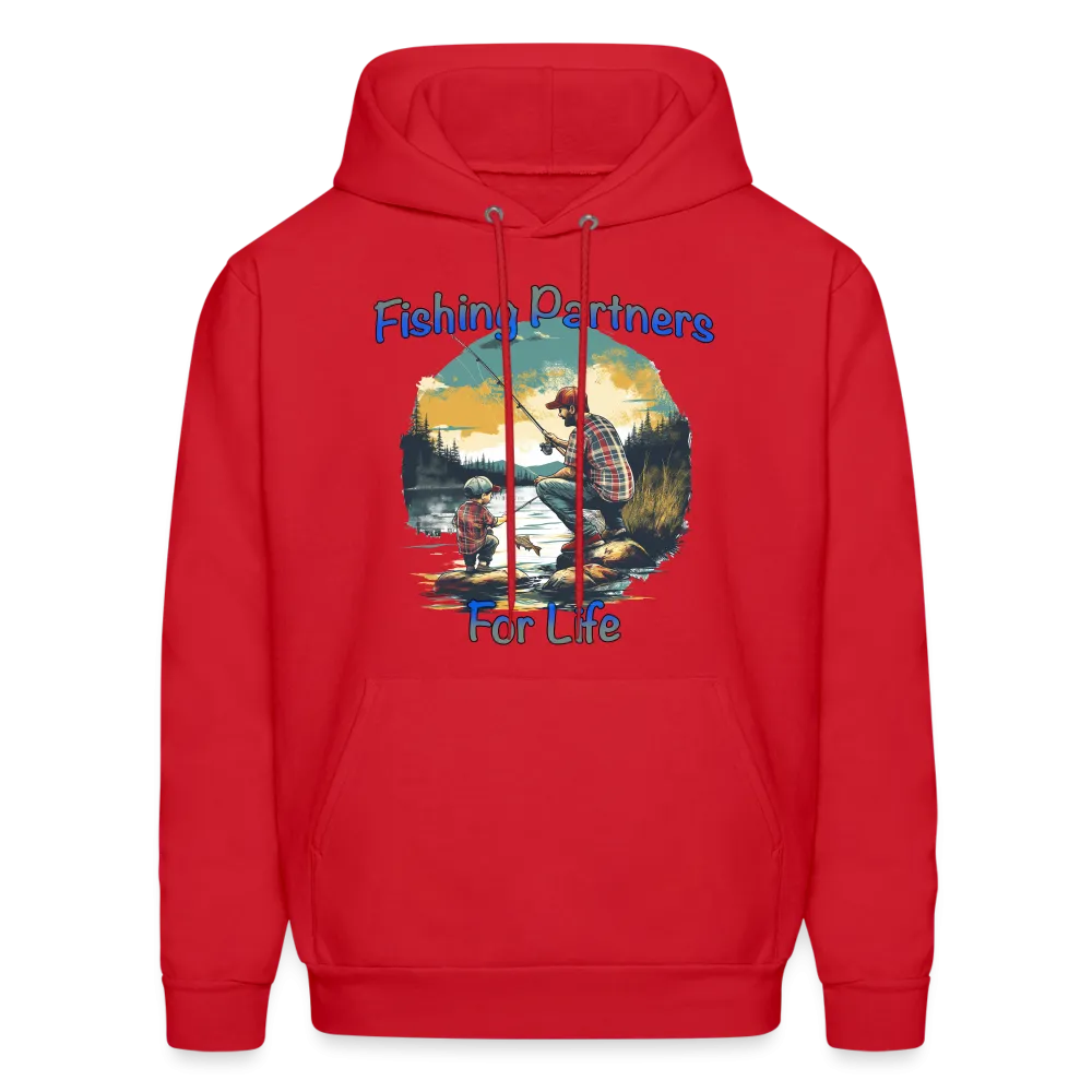 Fishing Partners for Life (Dad and Son) Men's Hoodie