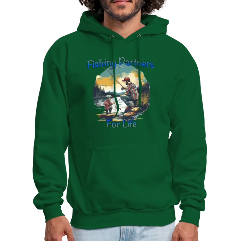 Fishing Partners for Life (Dad and Son) Men's Hoodie