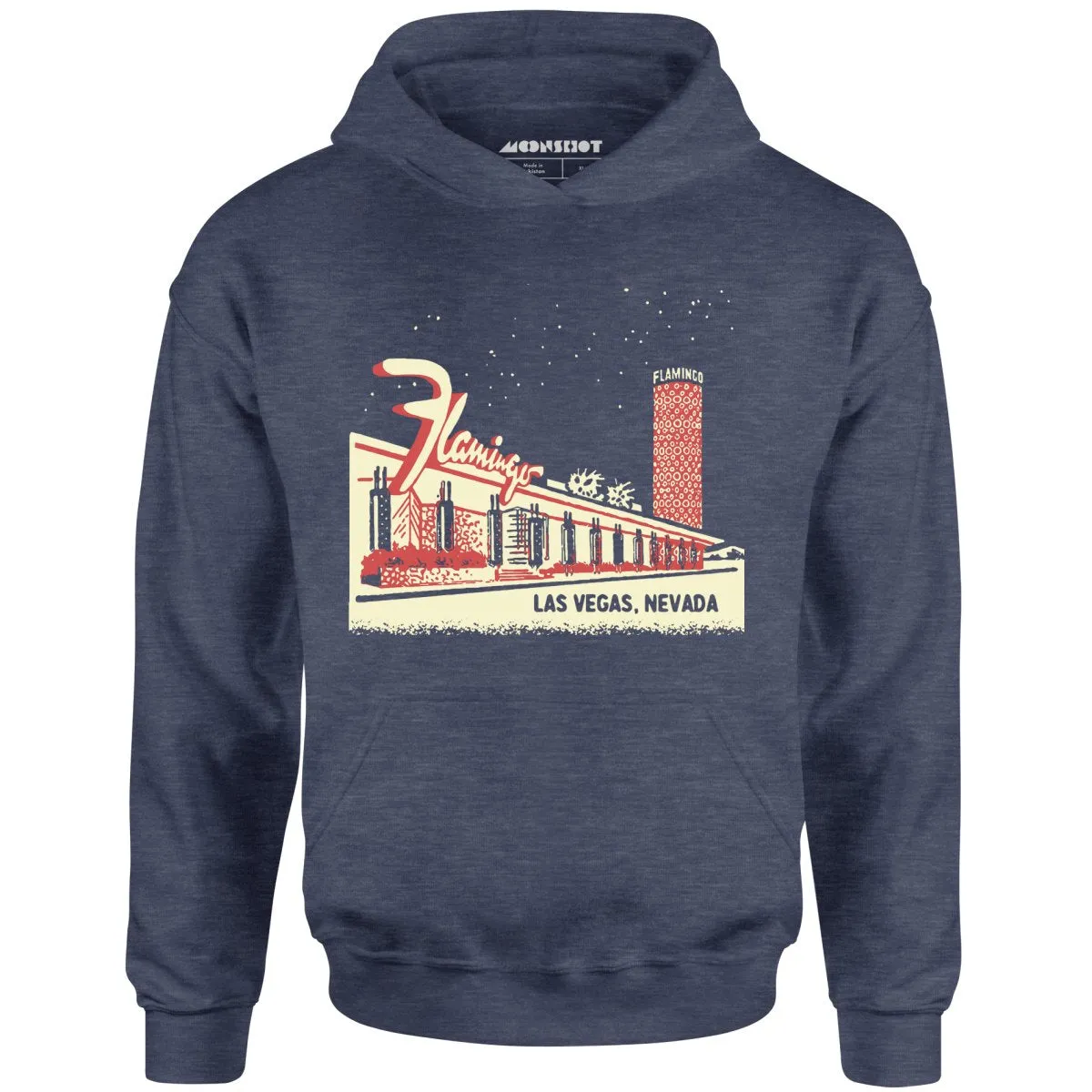 Flamingo Hotel Retro Vintage Las Vegas - Unisex Hoodie