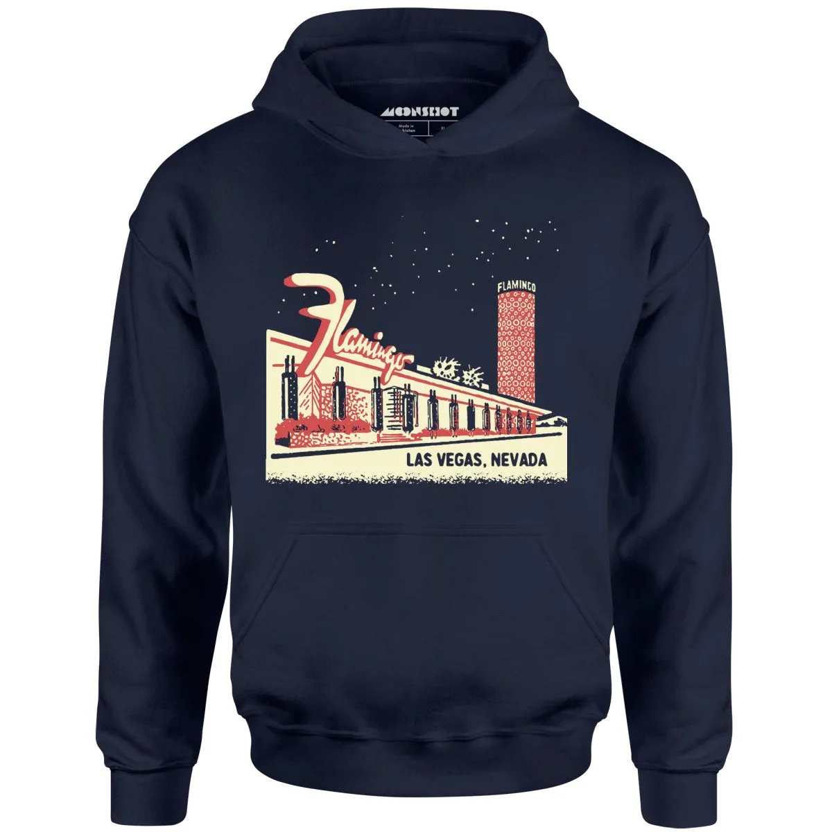 Flamingo Hotel Retro Vintage Las Vegas - Unisex Hoodie