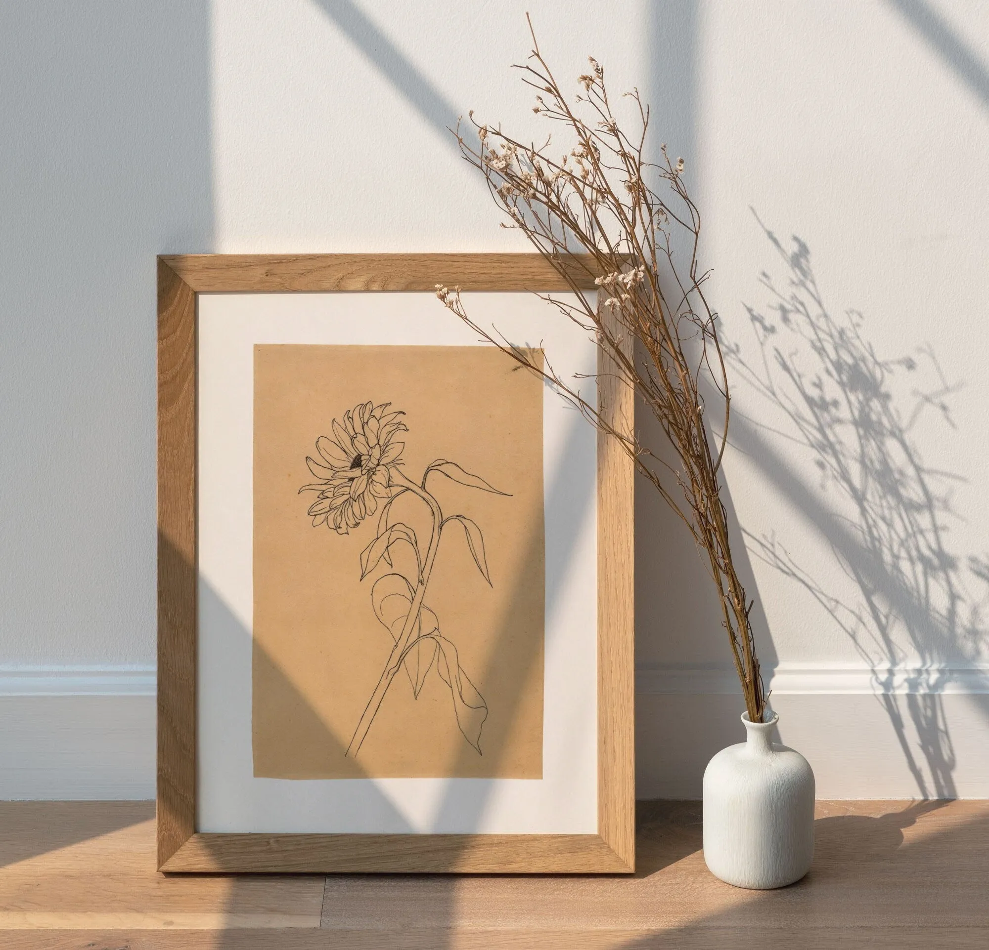 Flowers Vintage Wall Art Print