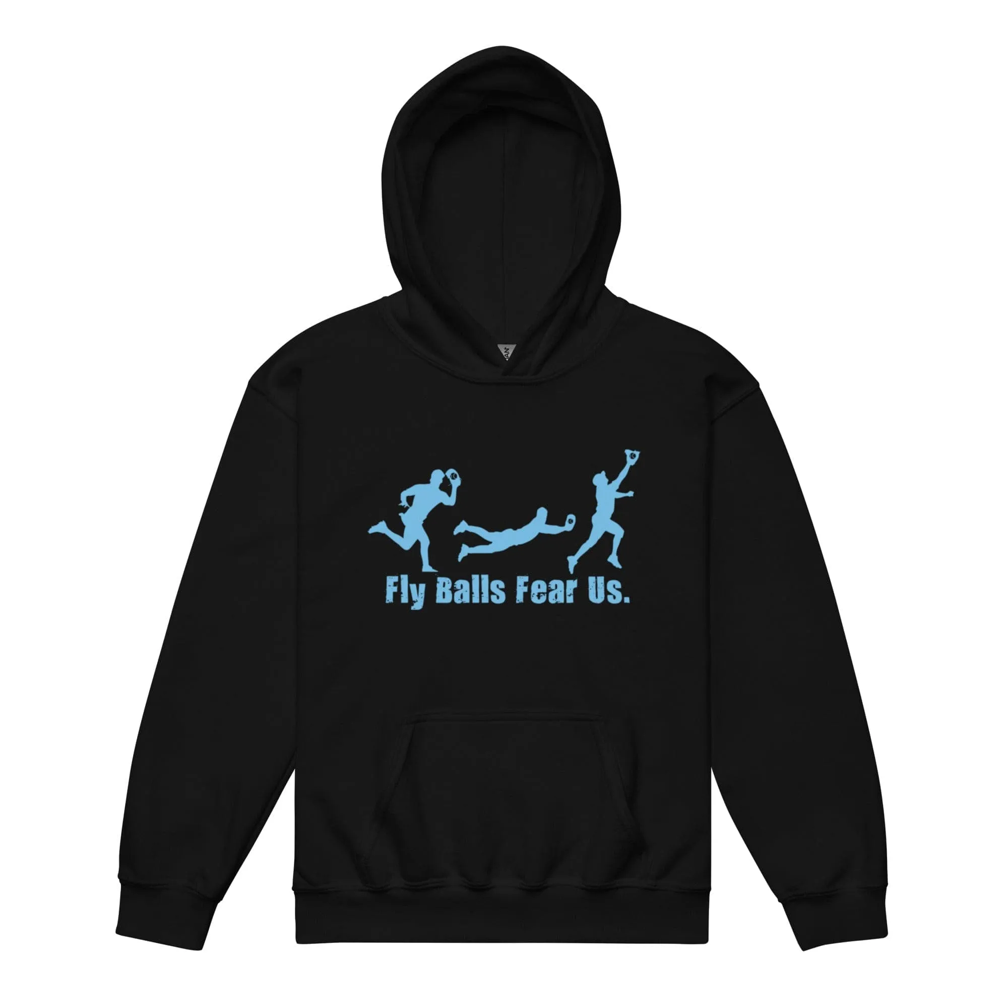 Fly Balls Fear Us Teal - Youth Hoodie