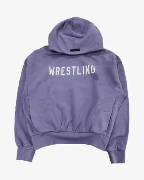 FOG ESSENTIALS FALL24 LAVENDER WRESTLING HOODIE