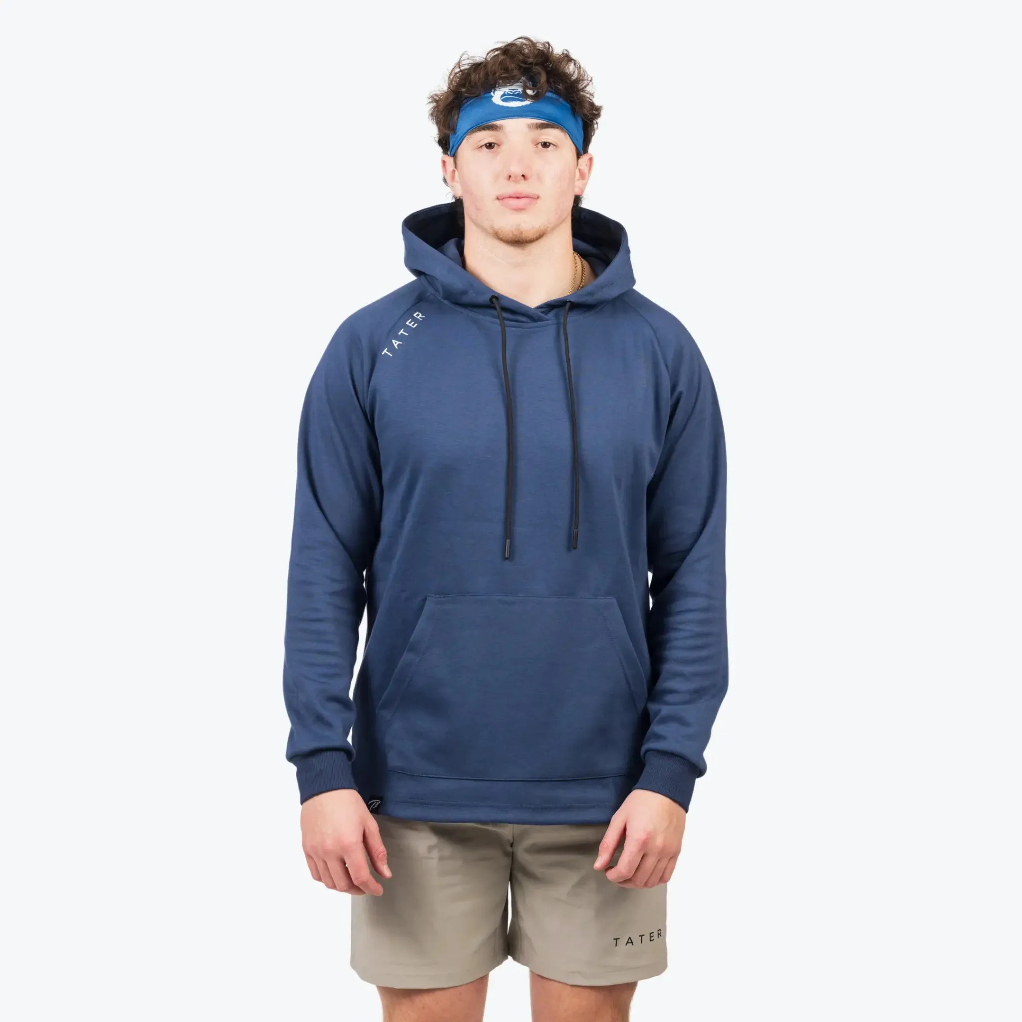 FUNDAMENTALS | L/S Training Hoodie | Midnight Blue