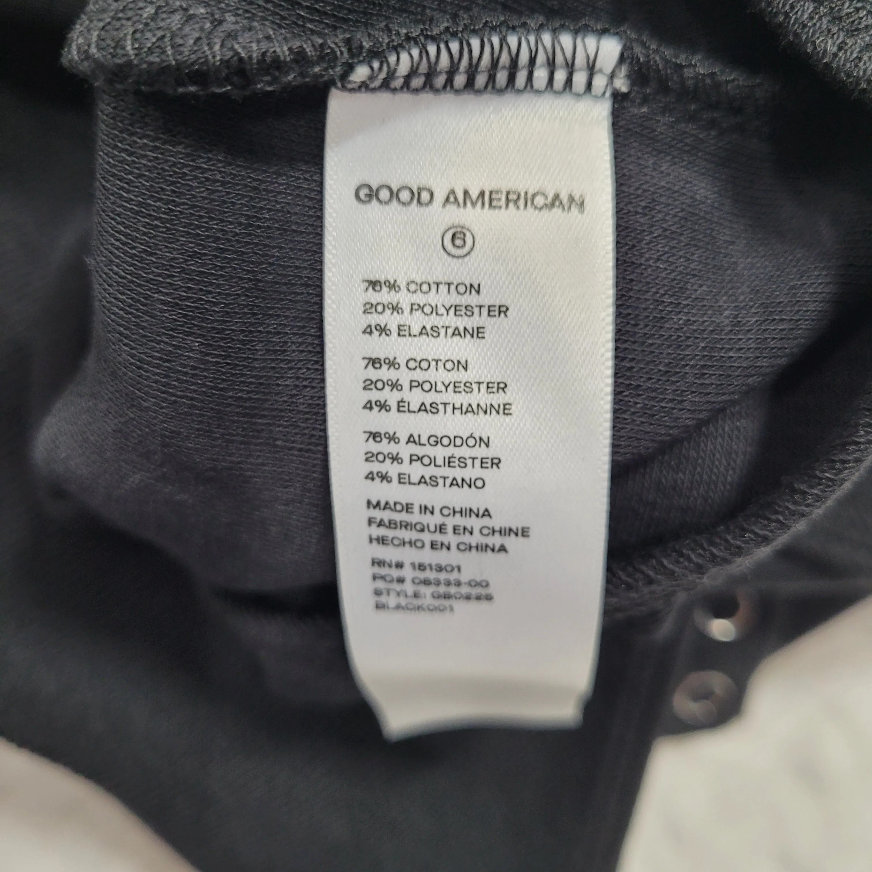 Good American The Feel Good Henley Bodysuit Size 3XL