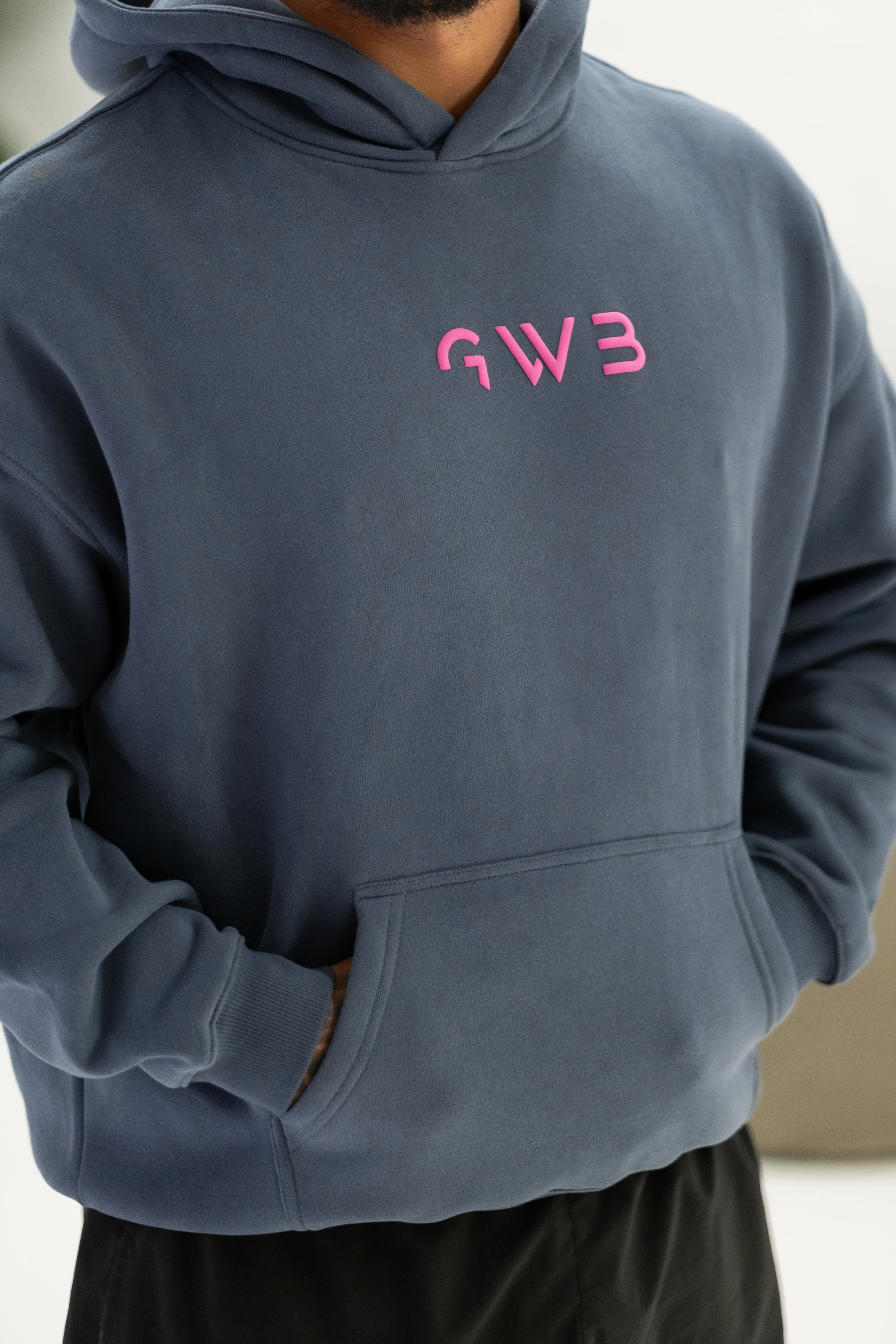 GWB Hoodie in Blue Grey