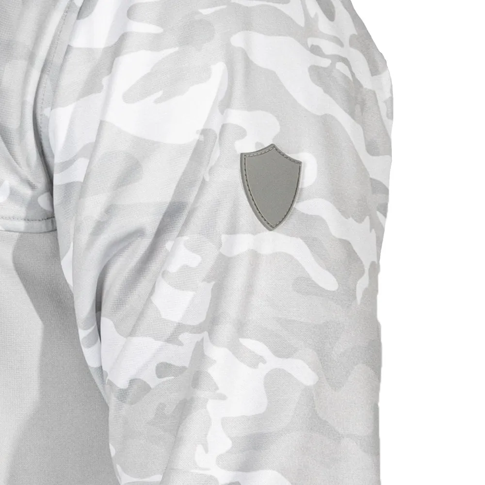 Half Zip Performance Hoodie | Ghost Military Camo