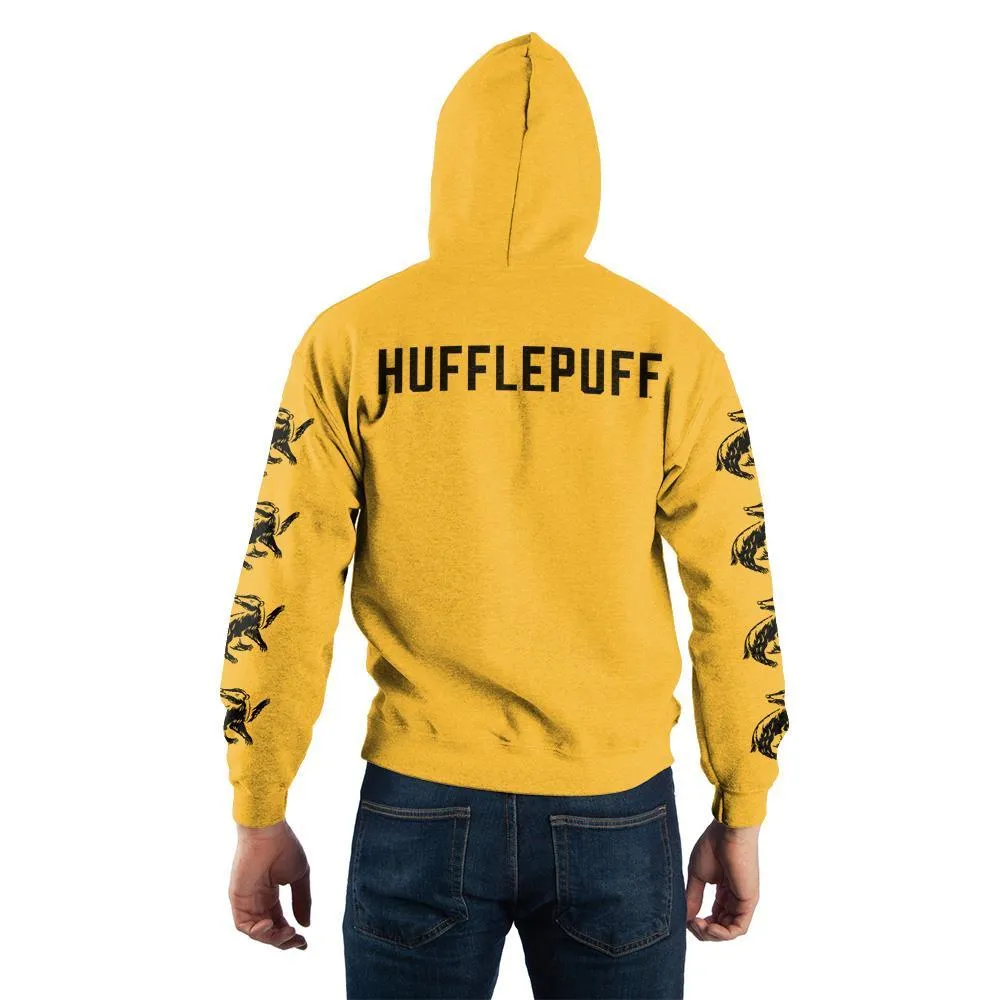 Harry Potter Hufflepuff Quidditch Pullover Hooded Sweatshirt