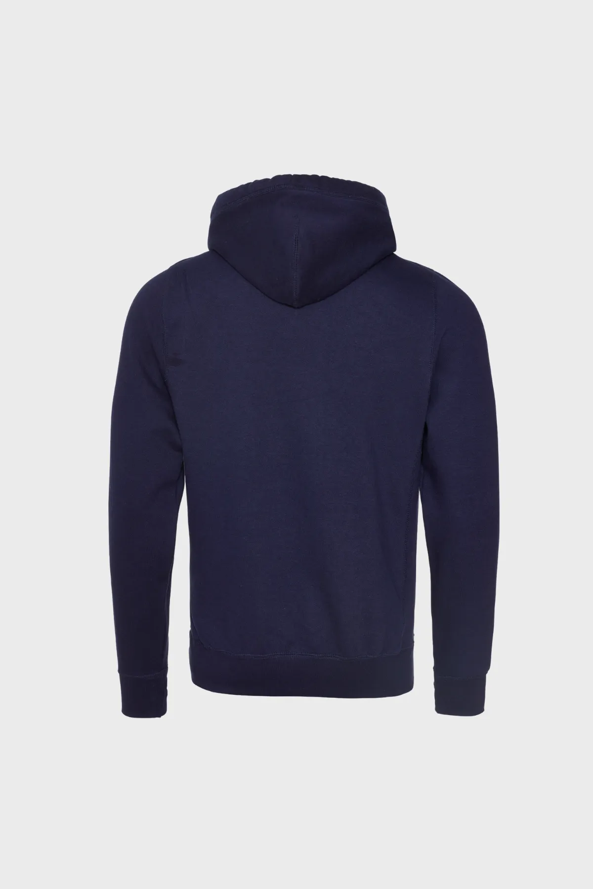 HATG Navy Logo Cowl Neck Hoodie