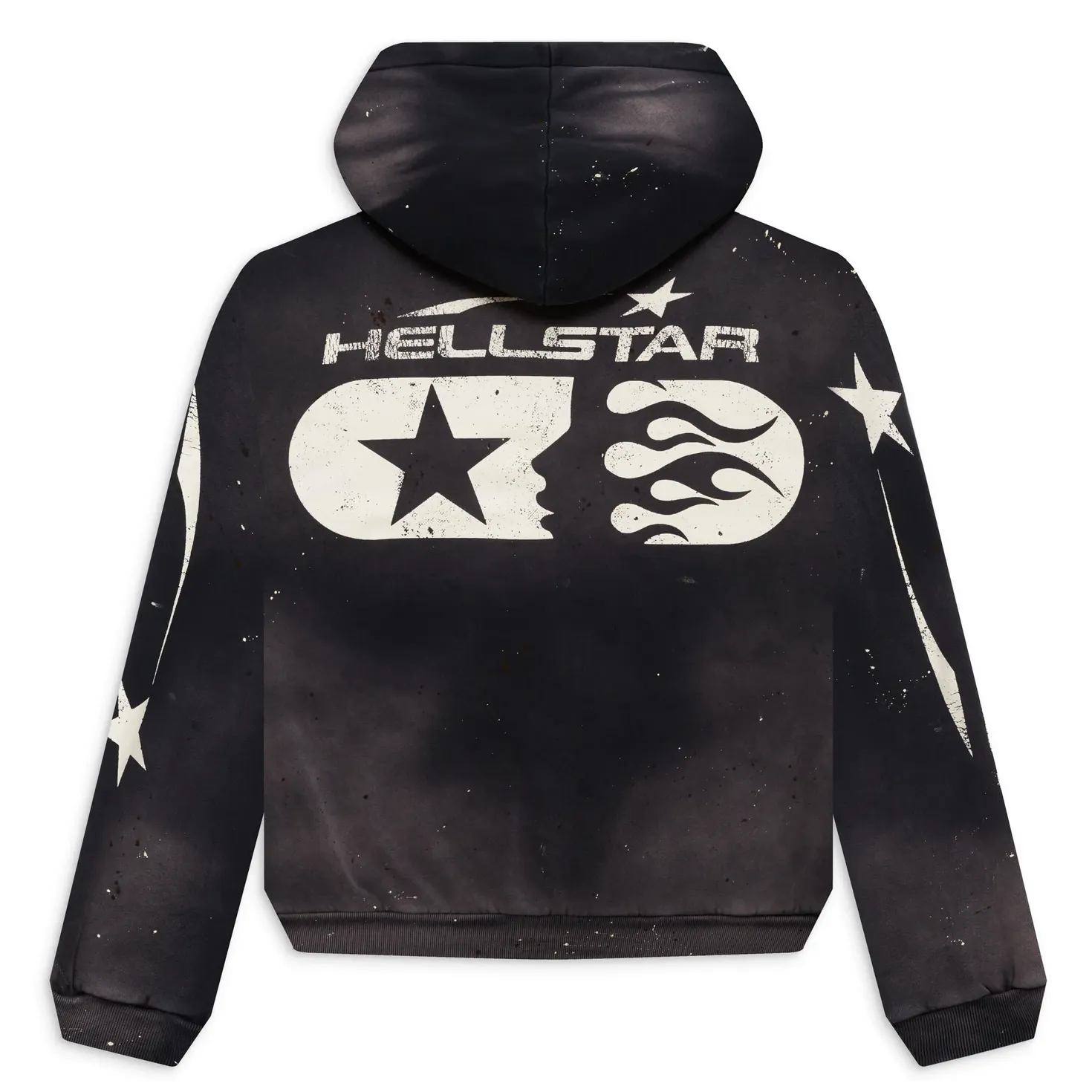 Hellstar Studios Black Zip Up Hoodie