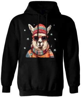 Hoodie - Cooles Lama (Winter-Look)