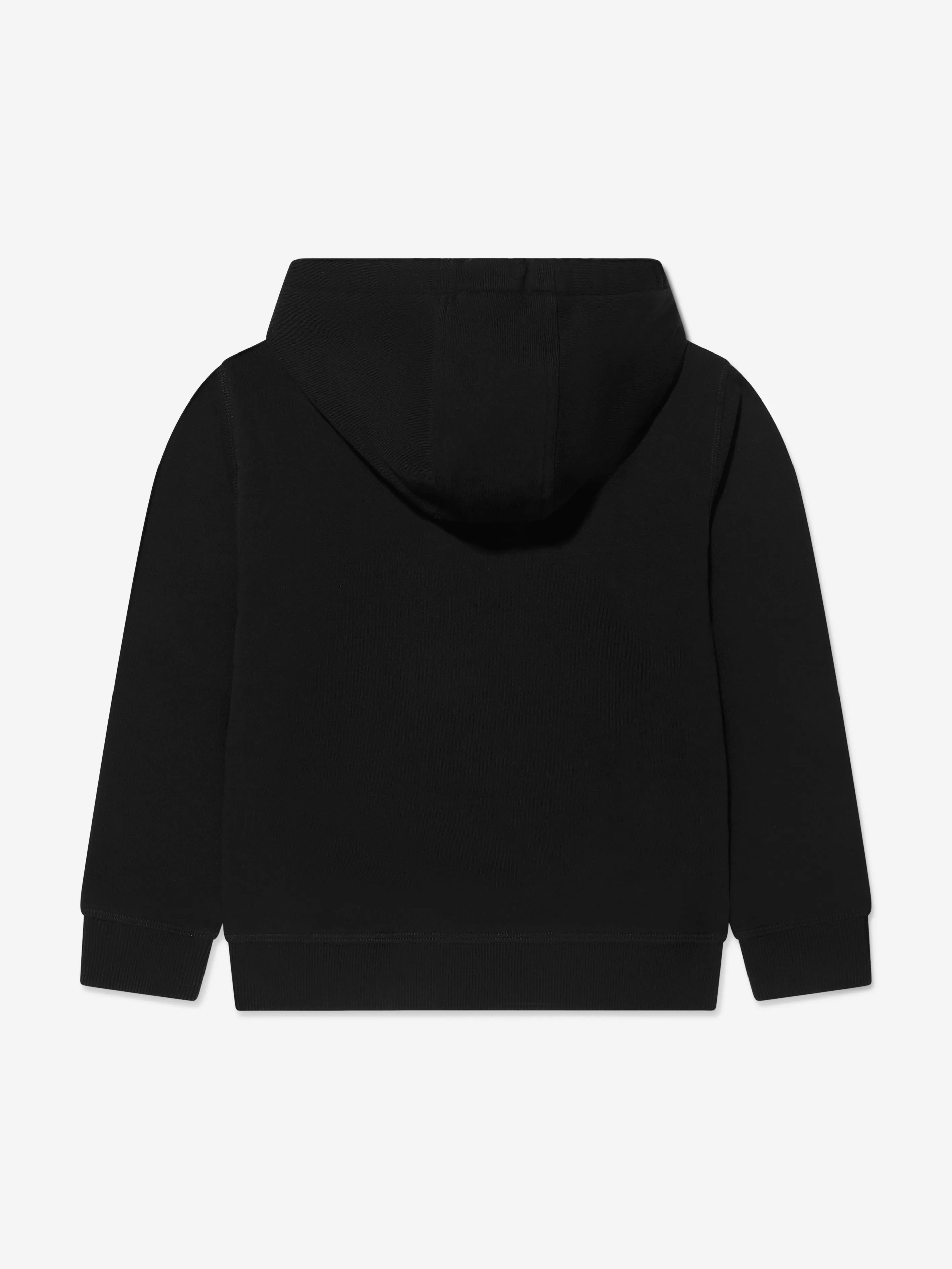 Hugo Boys Logo Hoodie in Black