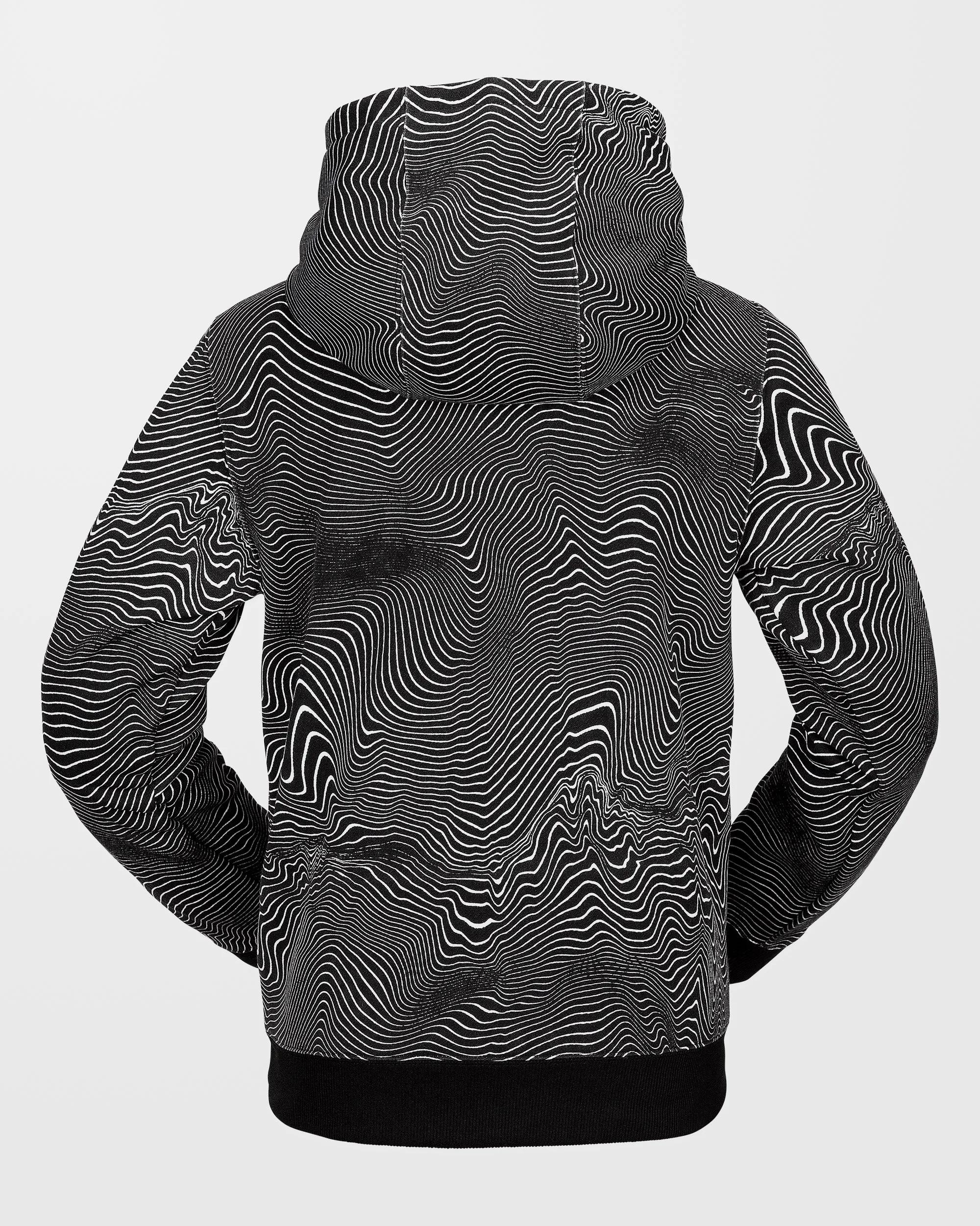 Hydro Fleece Hoodie - Black Print - (KIDS)