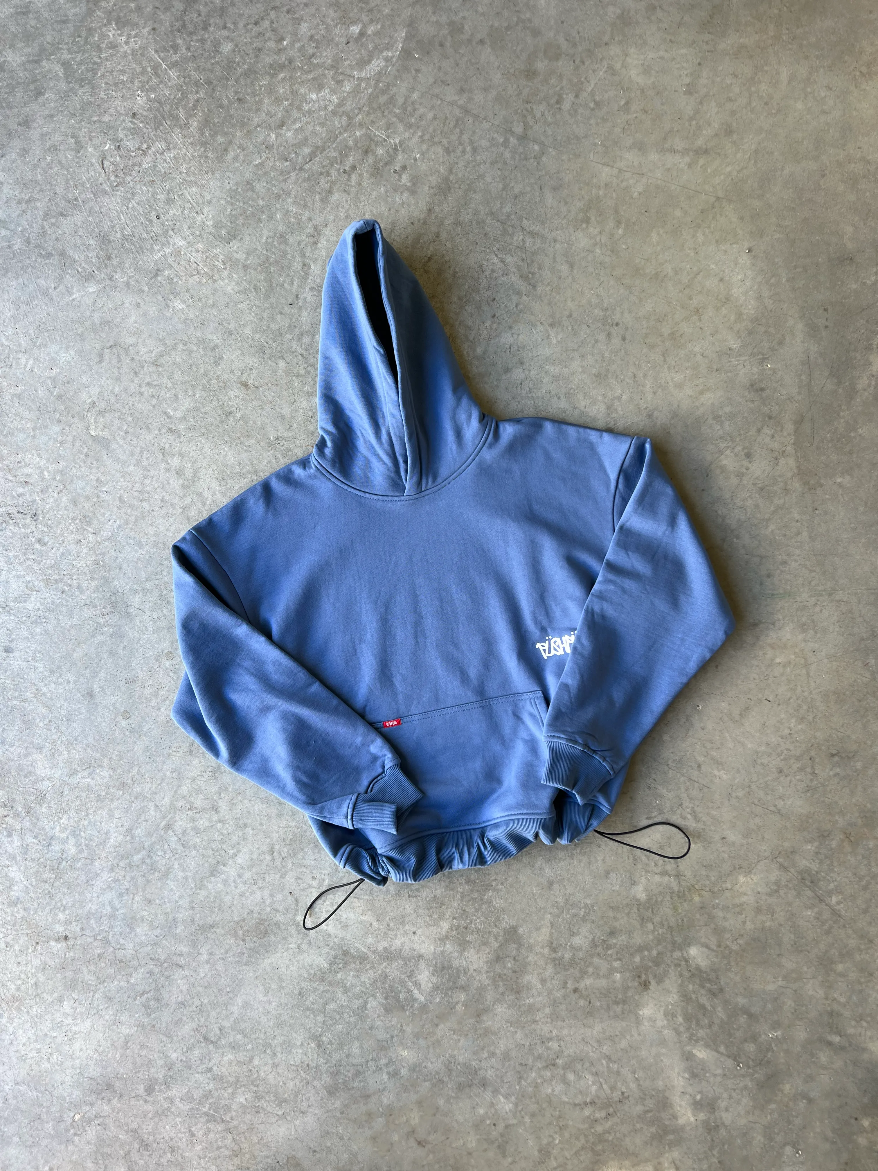 ICECUBE BLUE SCRIPT HOODIE