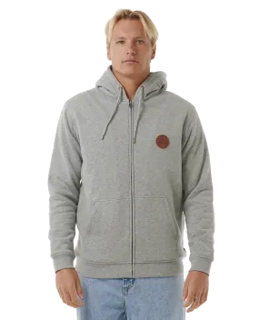 Icons Lines Zip Hoodie in Greym