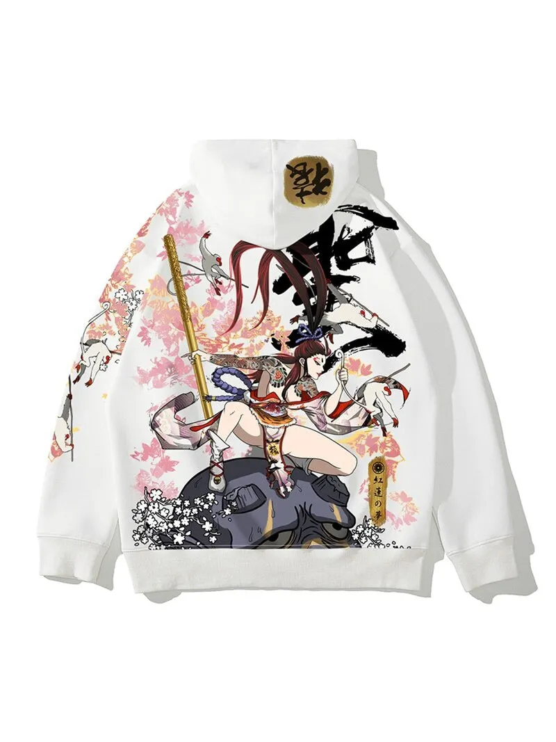 Japanese Hoodie Onna Bugeisha