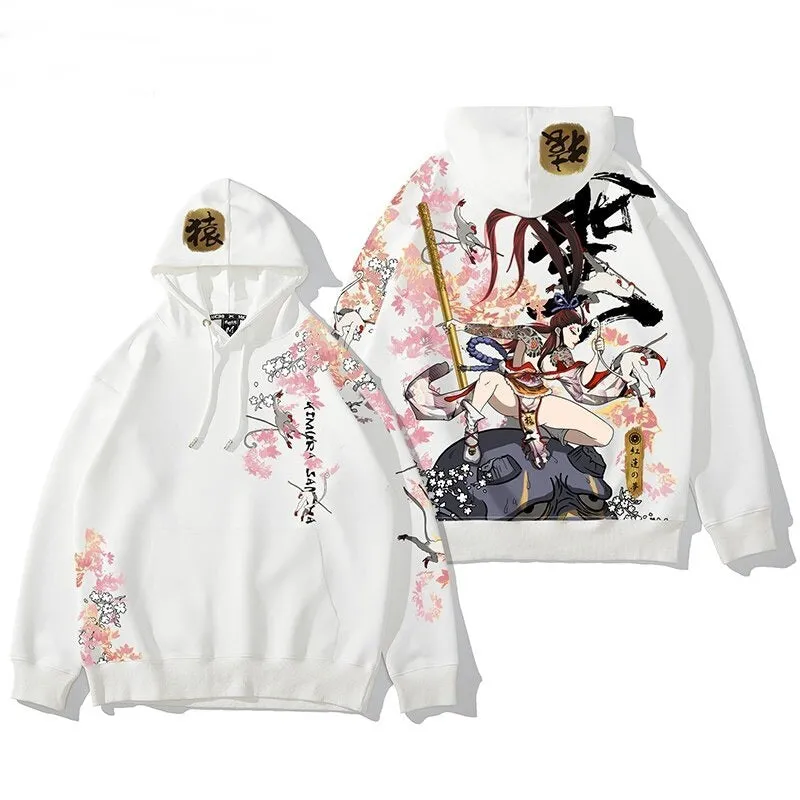 Japanese Hoodie Onna Bugeisha