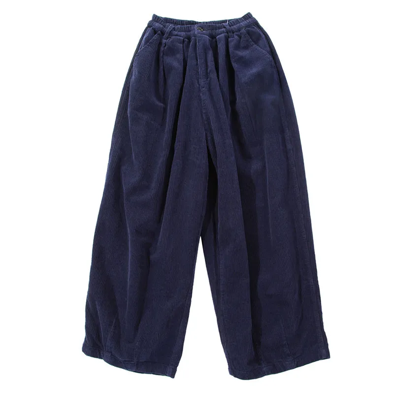 Japanese Retro Loose Corduroy Wide-leg Pants