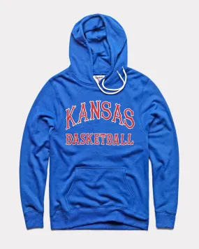 Kansas Basketball Jersey Letters Royal Hoodie