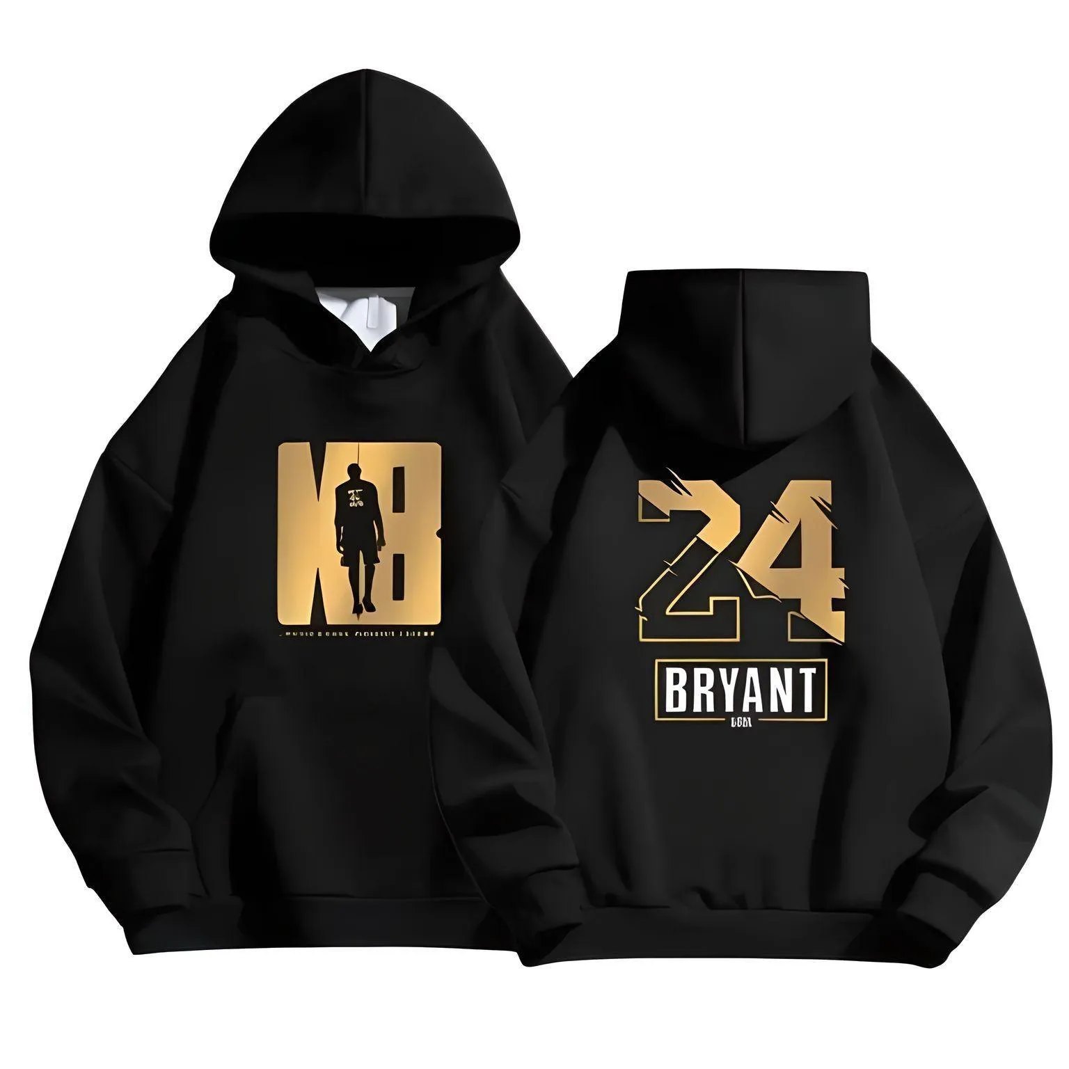 KB 24 Basketball Hoodie Trend Casual Hoodie Essential Hoodie S-3XL