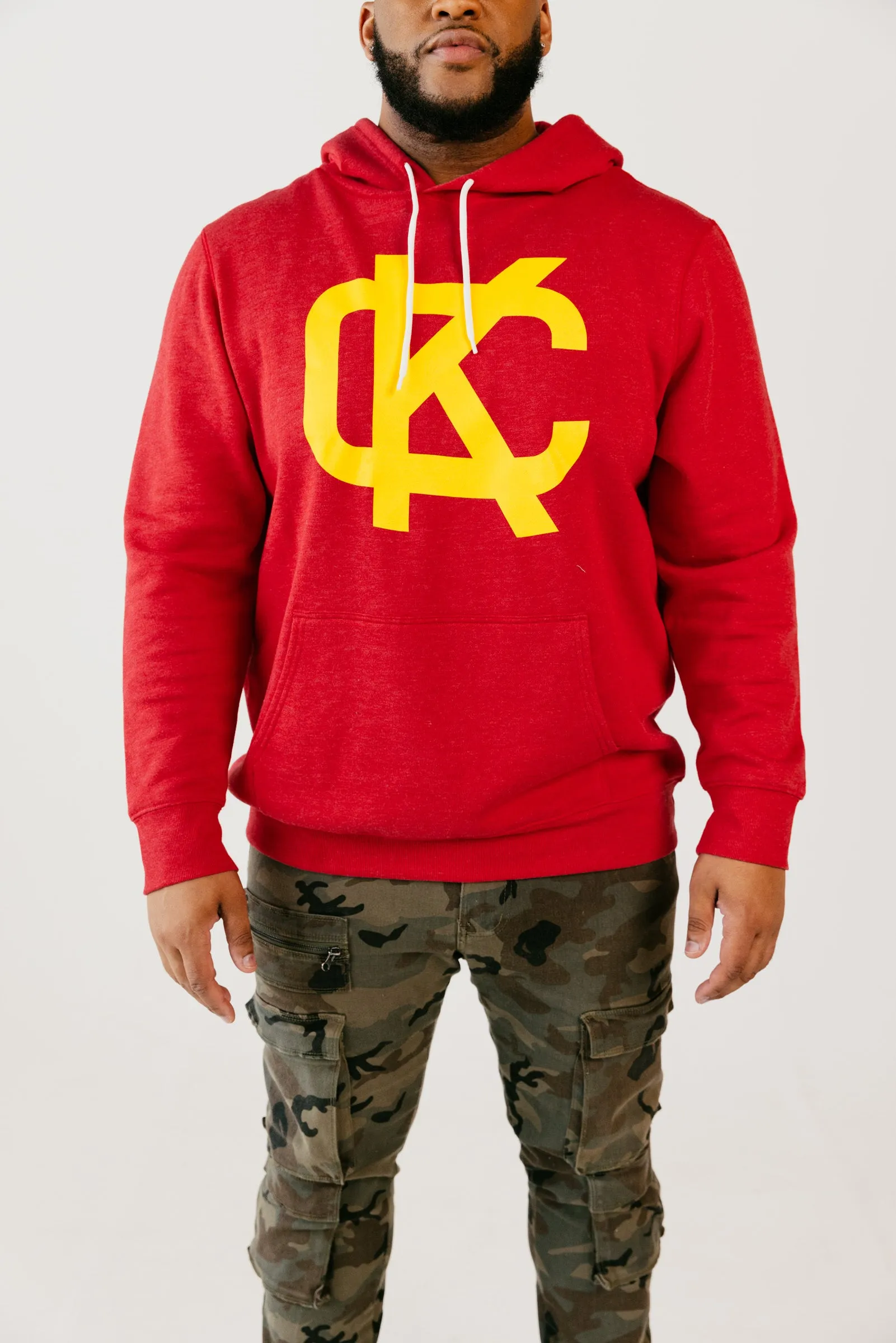 KC Block Red Hoodie