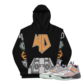 KD 4 Galaxy Logo "Spaceship"Hoodie