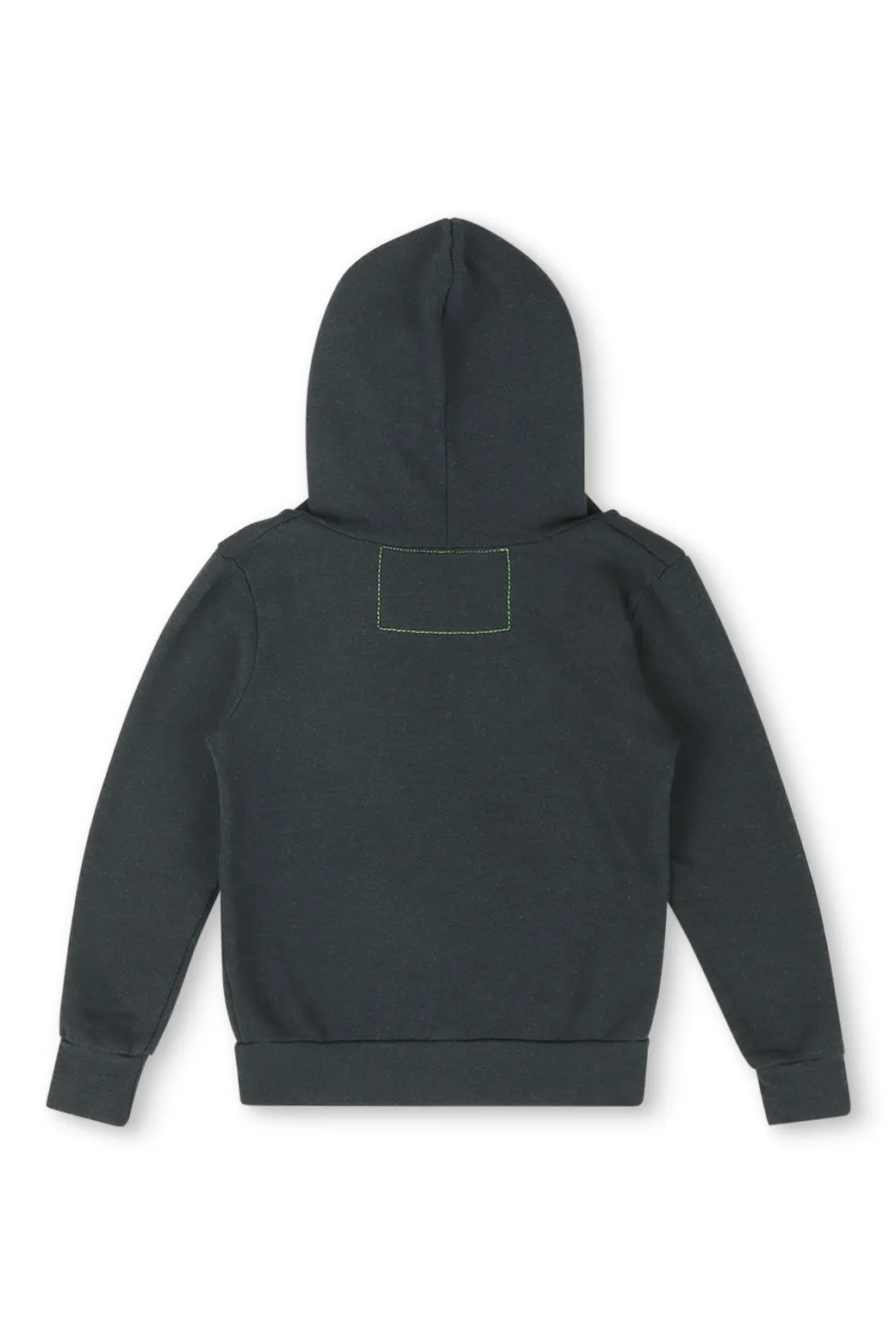 KID'S 5 STRIPE HOODIE - CHARCOAL